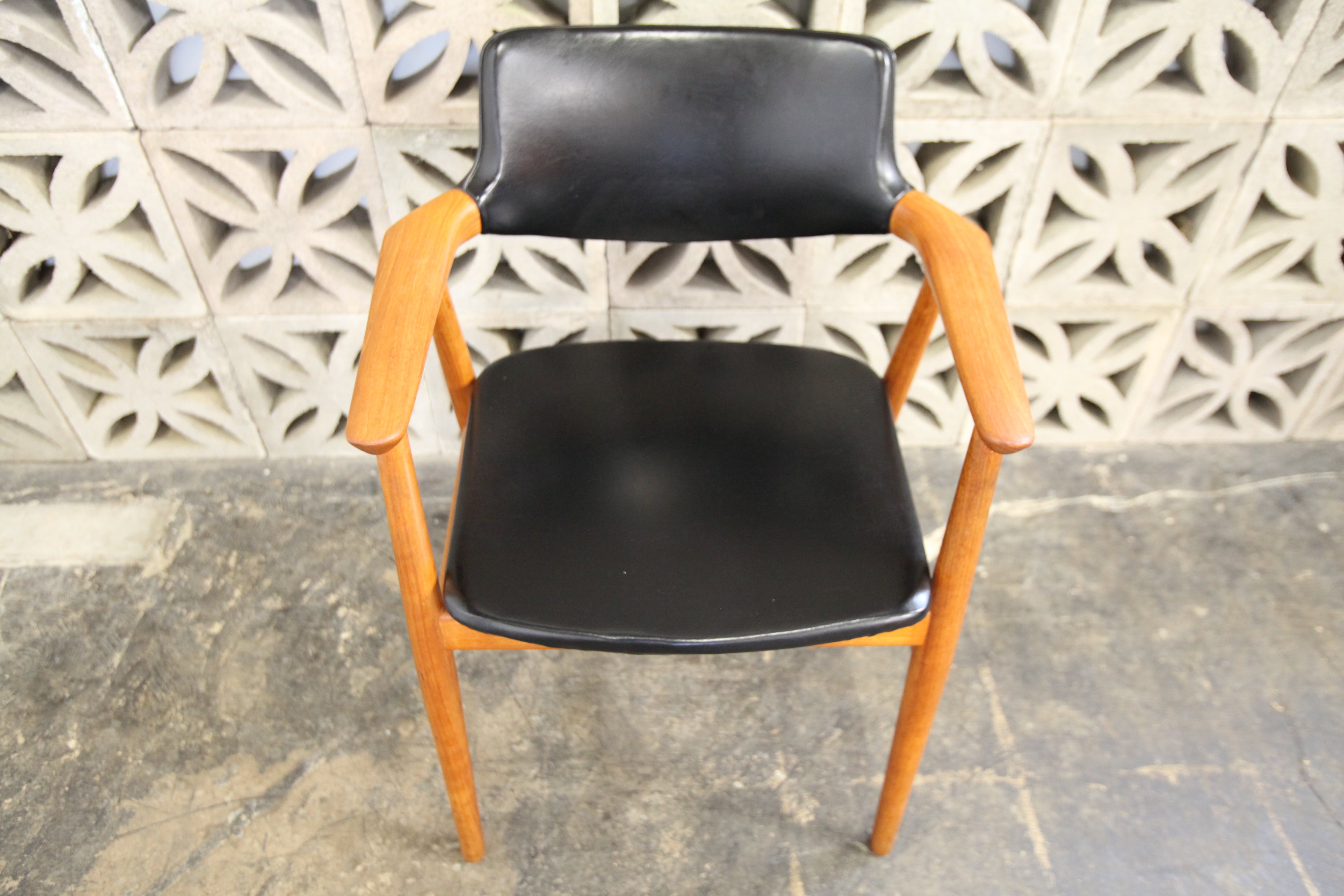 Rare GM11 Danish Teak Arm Chair by Svend Aage Eriksen for Glostrop Mobelfabrik