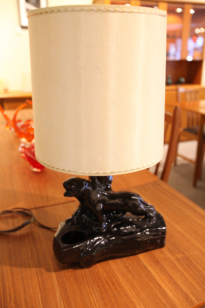 Vintage Panther Lamp (21.5"H x 11.5"W)
