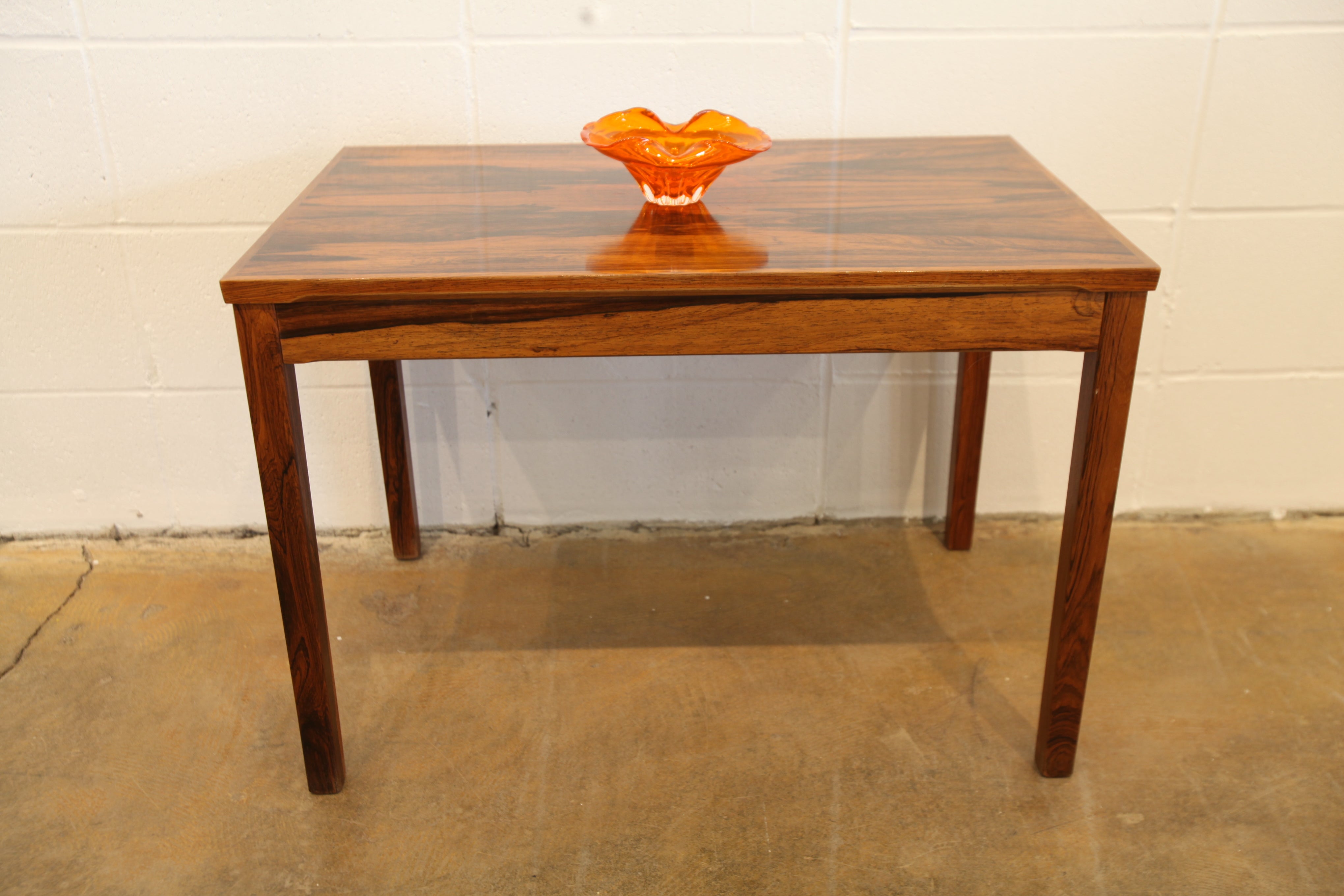 Rare Rosewood End Table (28.25" x 17.75" x 19.75"H)