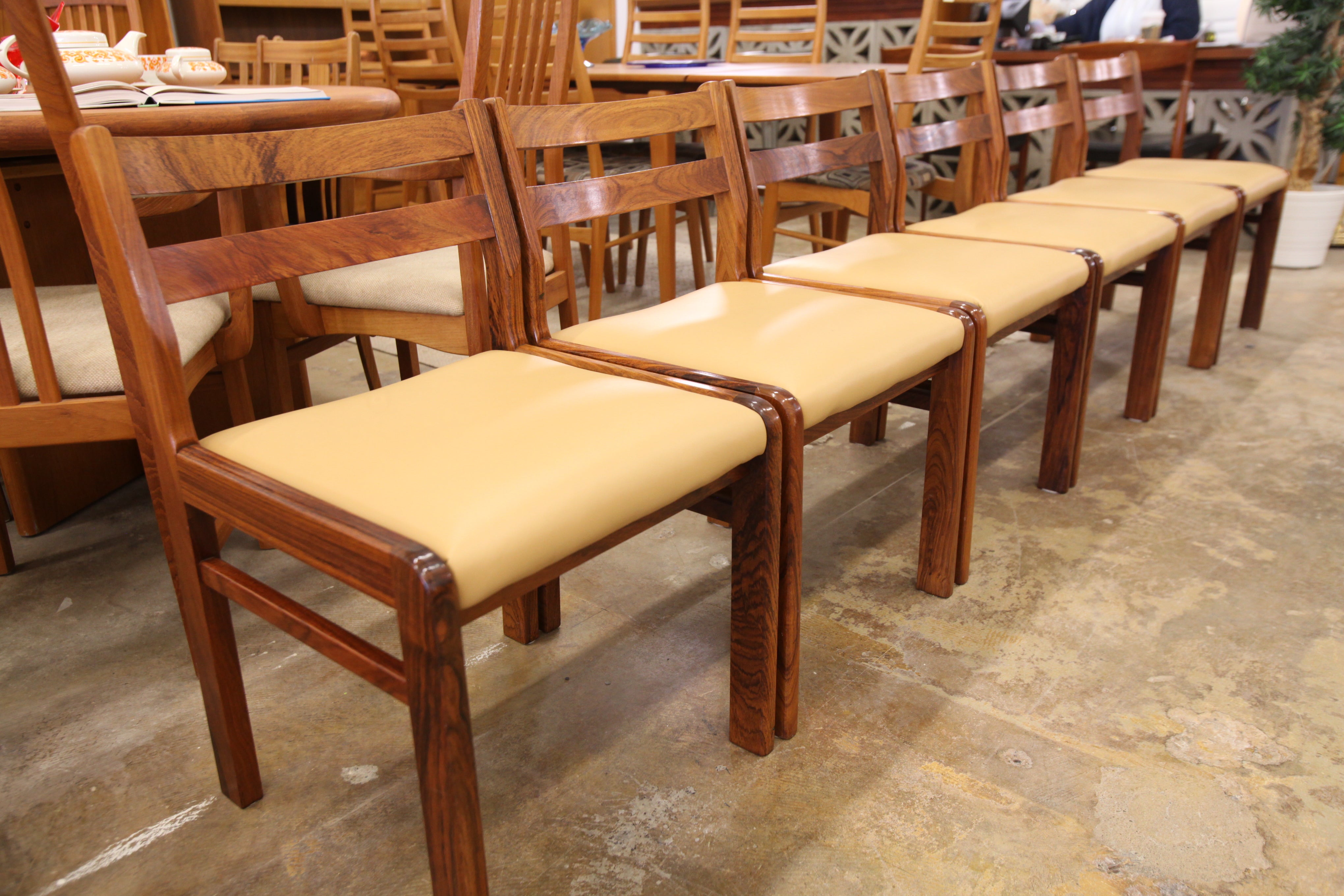 Set of 6 Vintage Skovmand & Andersen Rosewood Dining Chairs