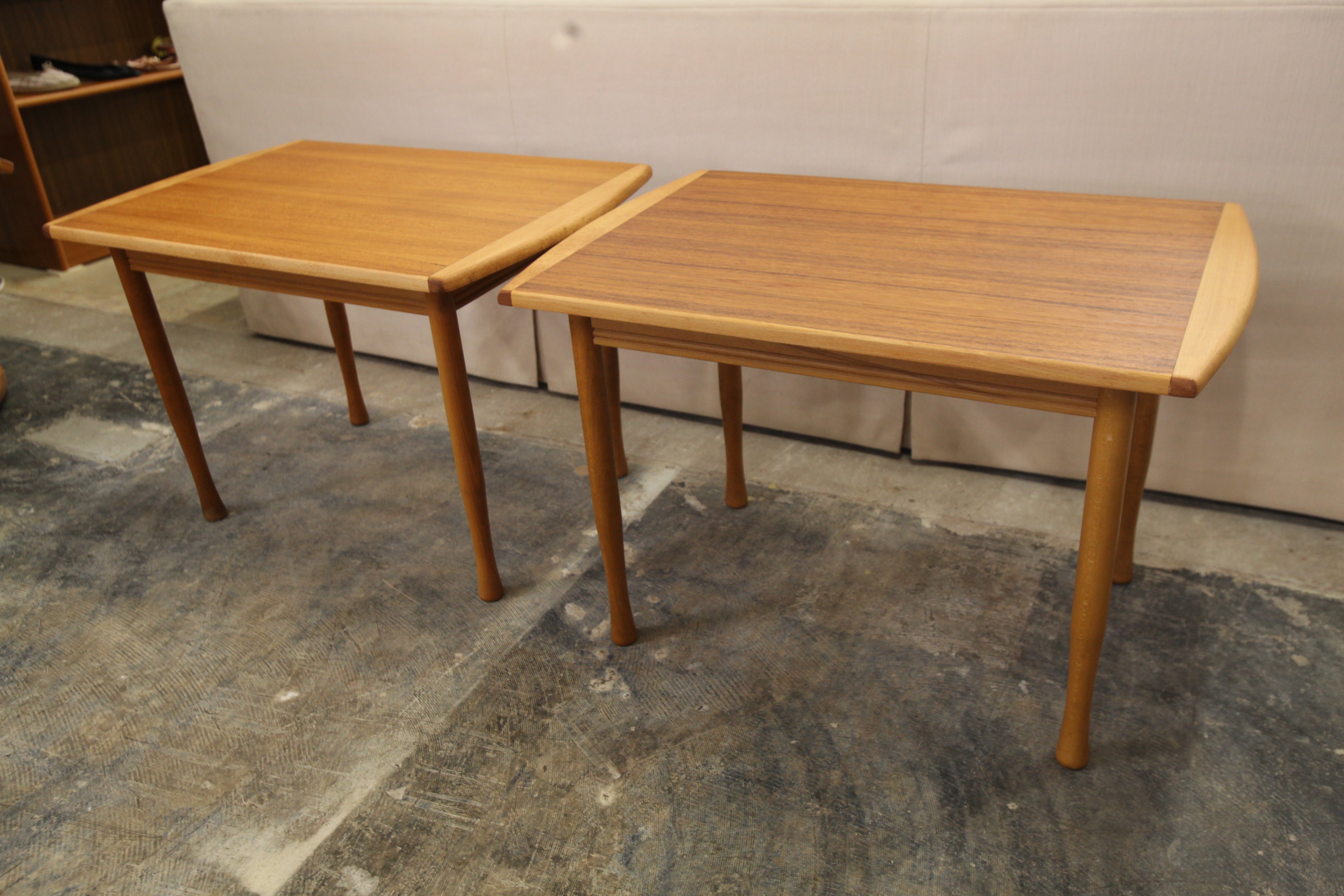 Vintage Teak Side Table (30.25" x 20" x 20"H)