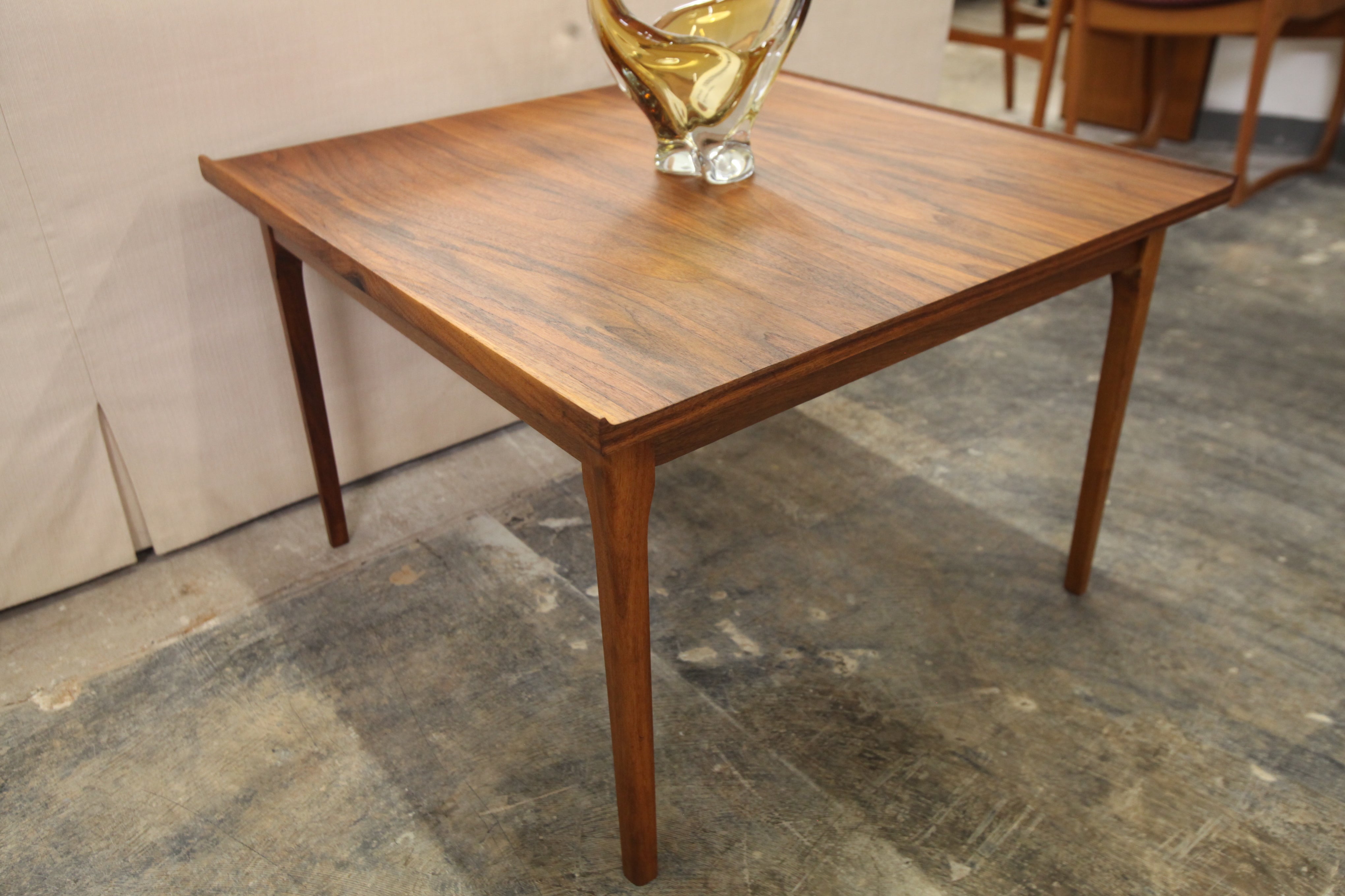 Vintage Afromosia Square Teak Coffee Table (30" x 30" x 20"H)