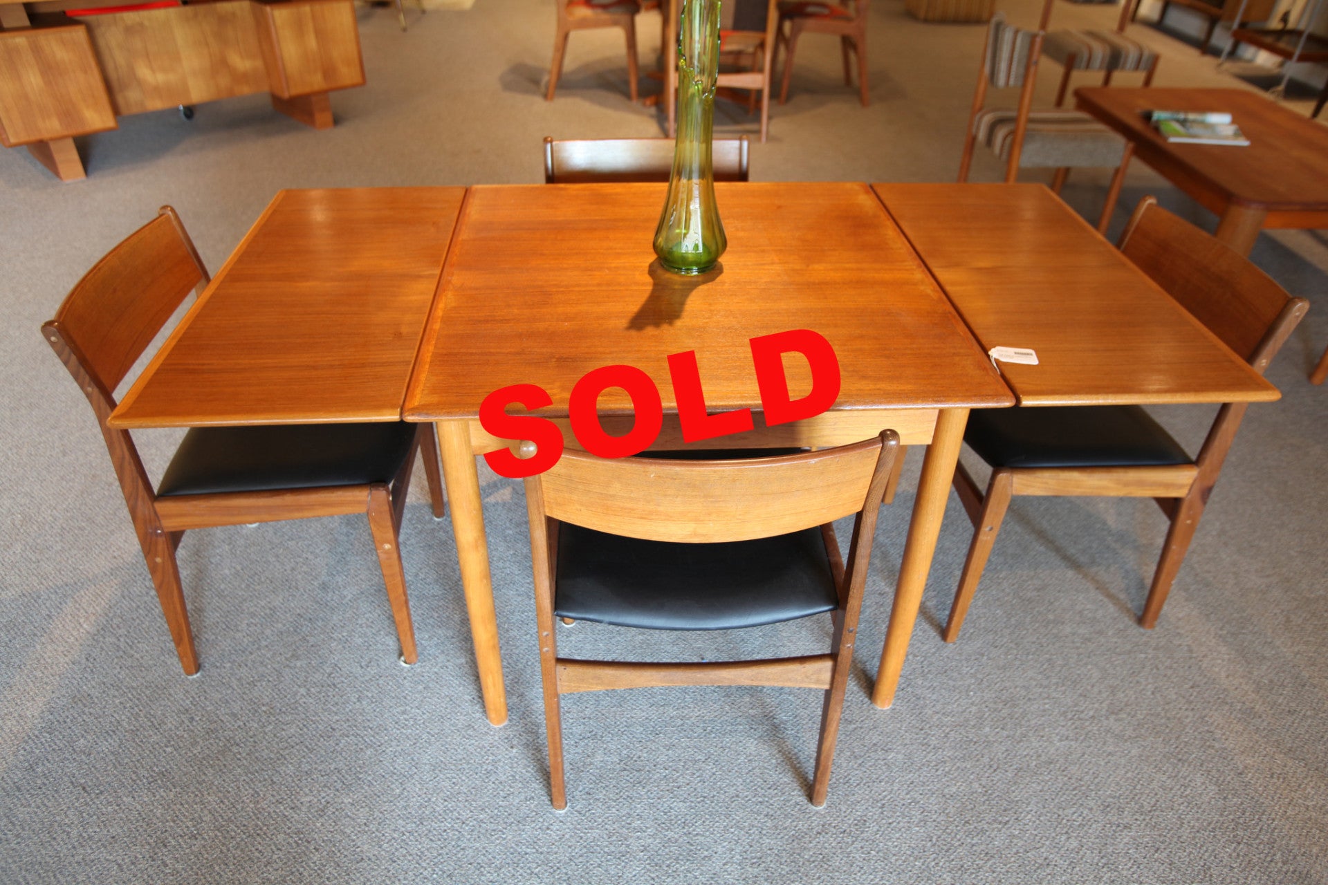 Teak Table and 4 Chairs