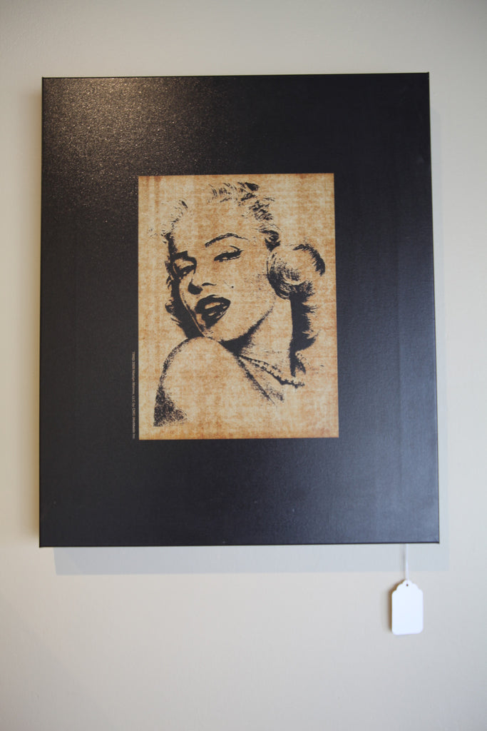 Small Marilyn Mounted Canvas