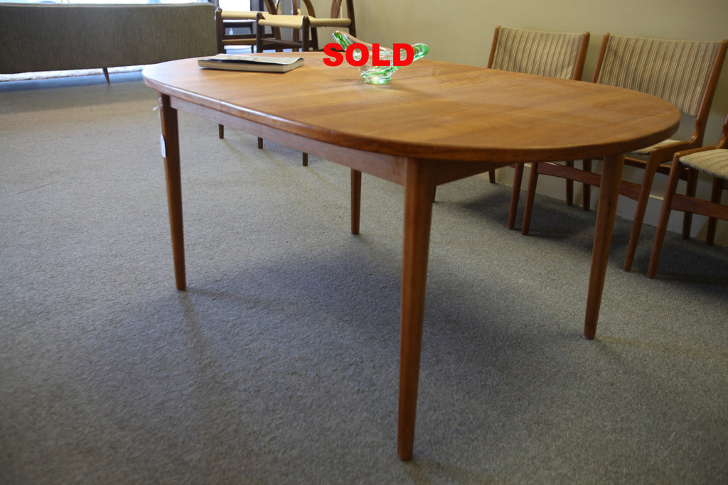 Teak Dining Table with 2 Leafs
