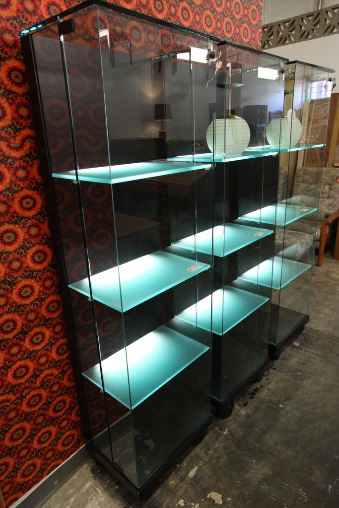 High Quality Glass Display Cabinet from Scandia (20.25"W x 14.5"D x 69"H)