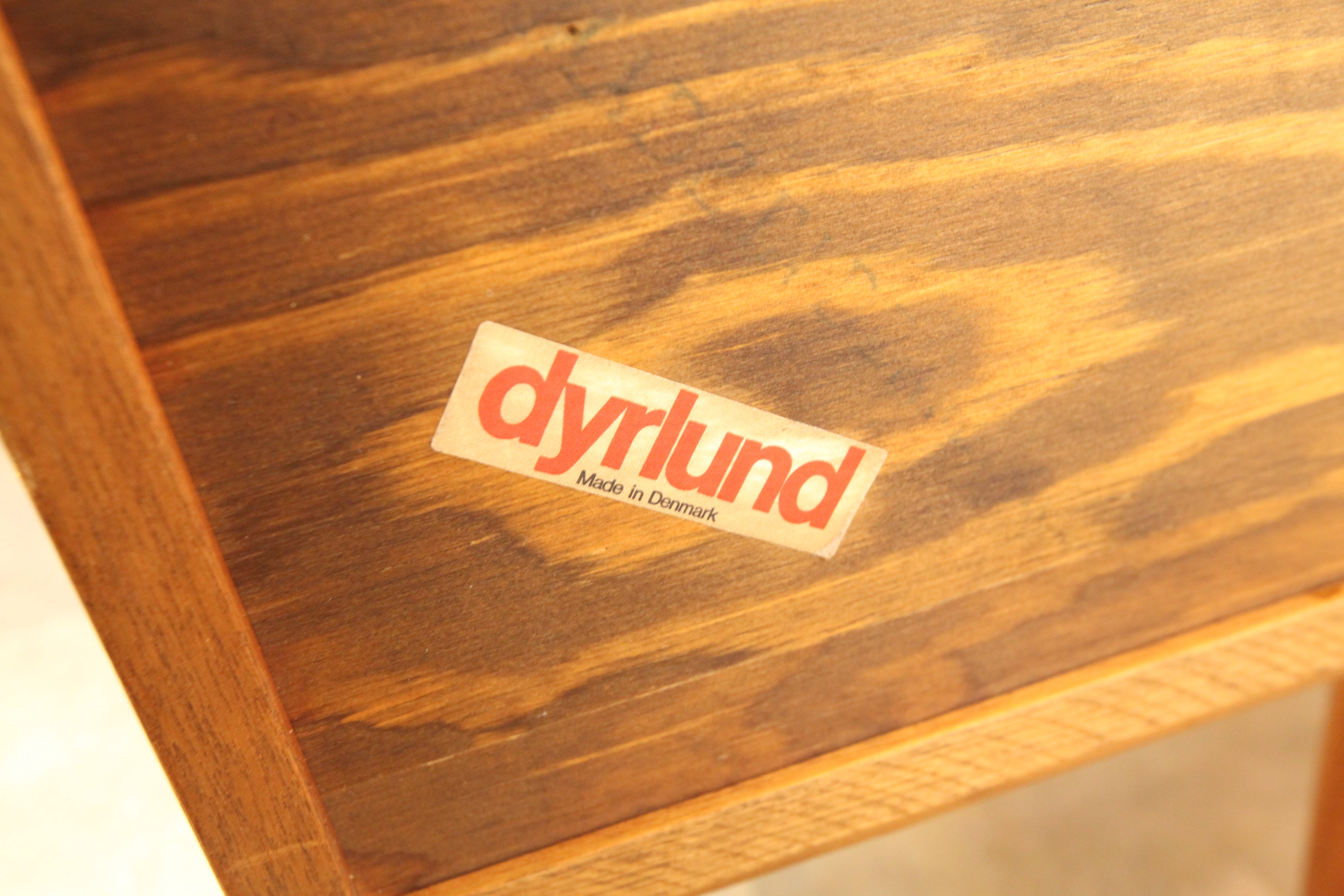 Vintage Dyrlund Danish Teak Credenza / Sideboard (59.5"W x 16.75"D x 29.5"H)