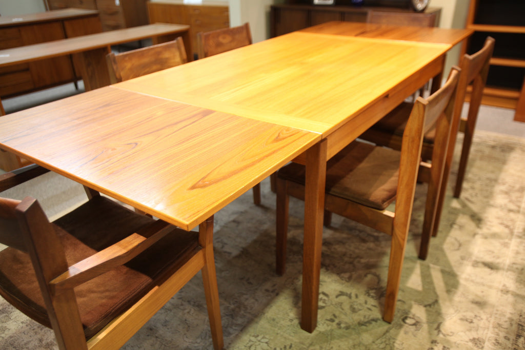 Danish Teak Slide out Table (92.5"x35.5") or (53"x35.5")