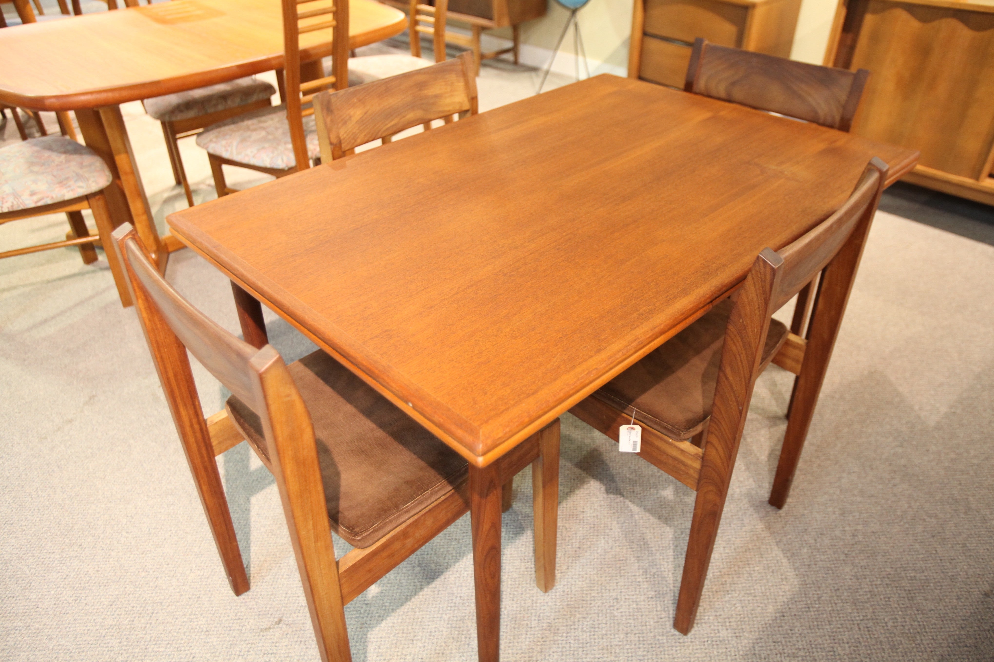 Teak Extension Table (85x32.5) or (48"x32.5") (Small imperfection on surface)