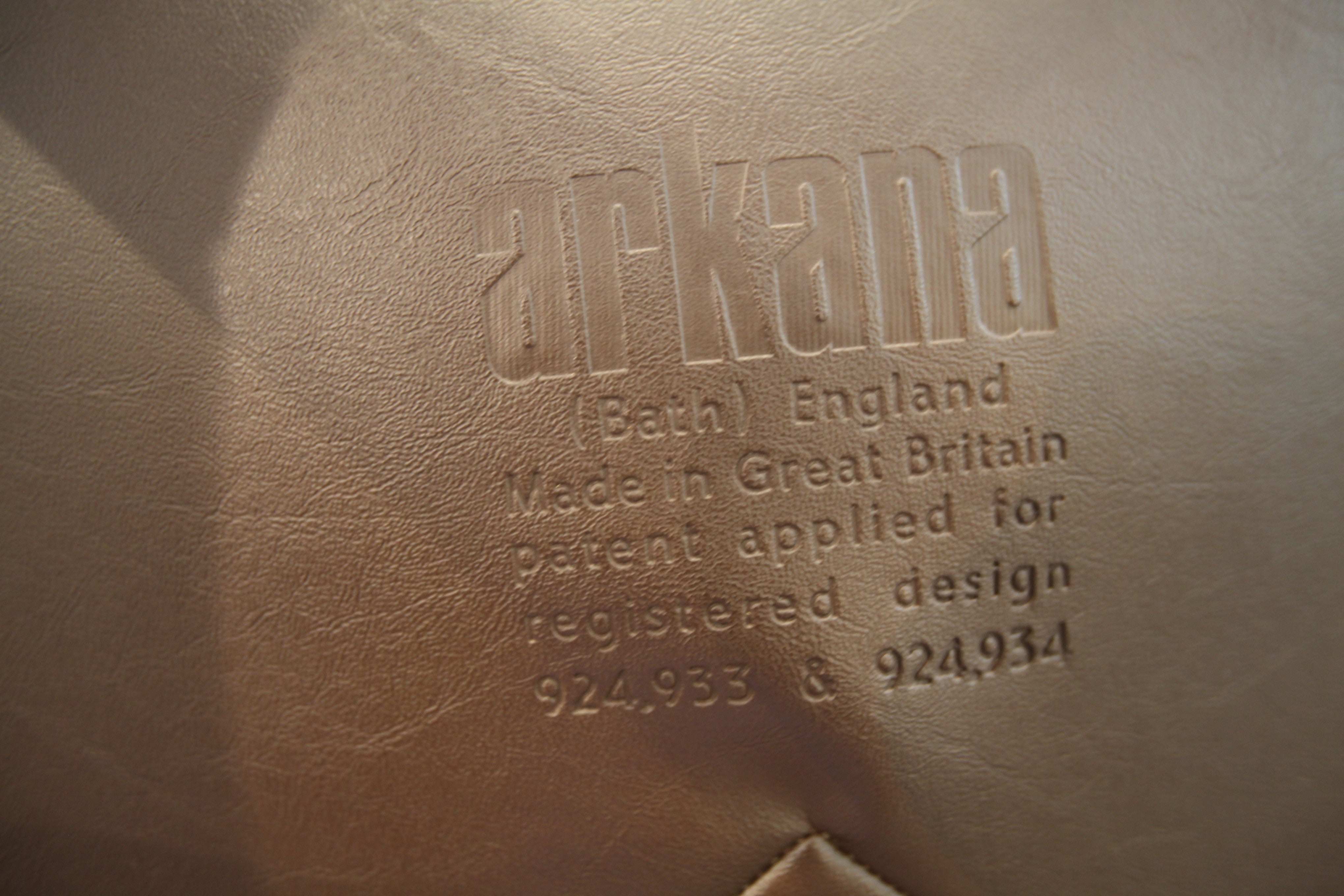 Maurice Burke Brown Leather Chair for Arcana (Great Britain)