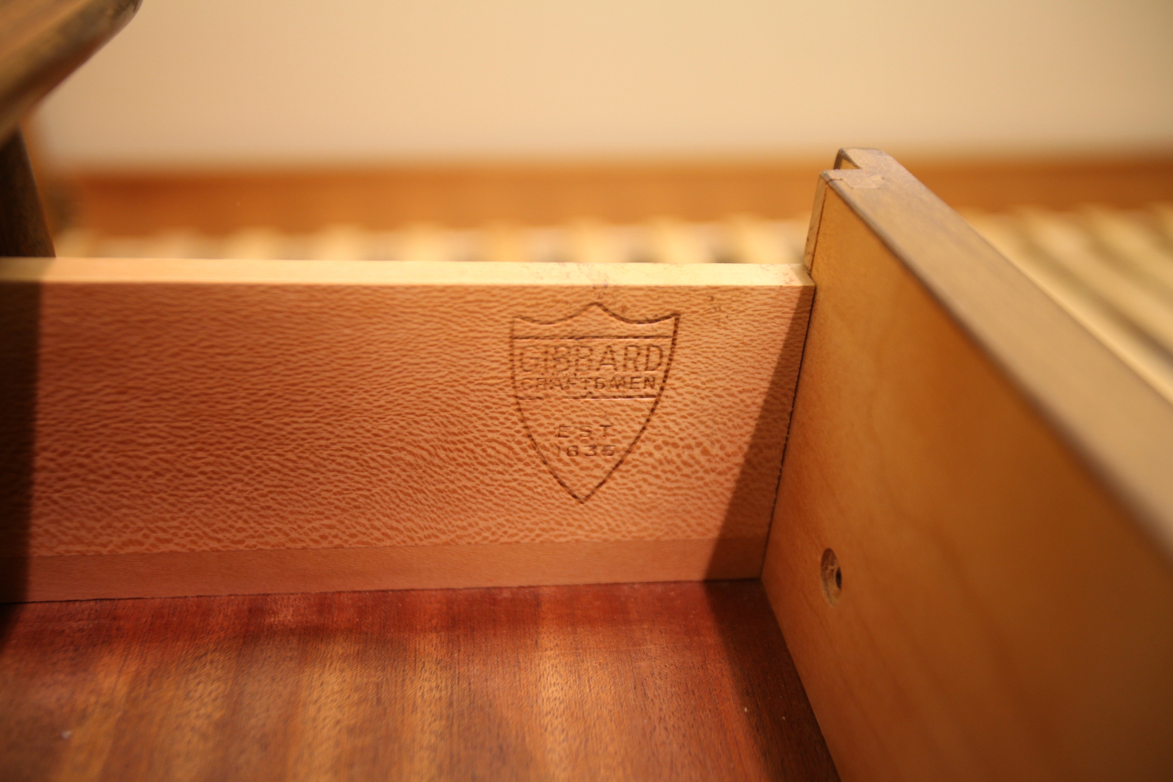 Gibbard Walnut 9 Drawer Dresser (74"x31"x20")
