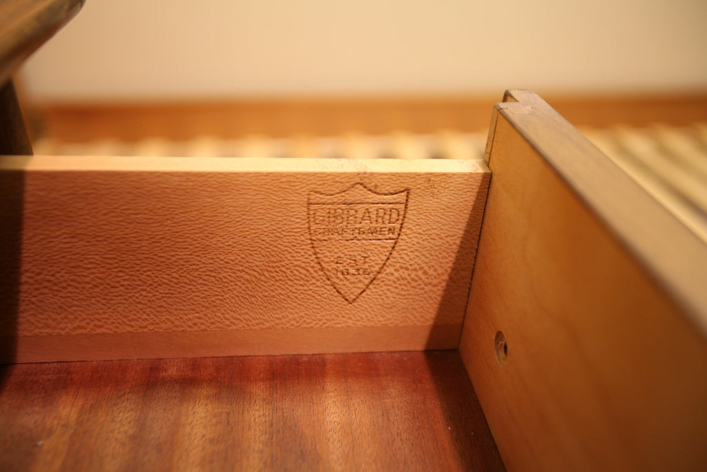 Gibbard Walnut 9 Drawer Dresser (74"x31"x20")