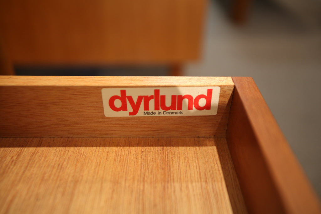Dyrlund Danish Teak Floating Executive Desk (61"x29.5")