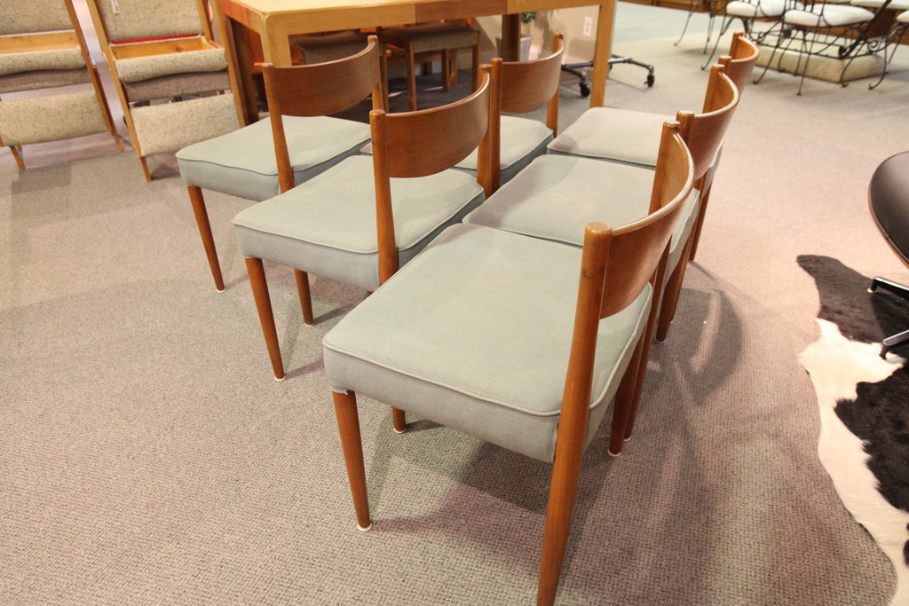 Set of 6 MCM Teak Chairs