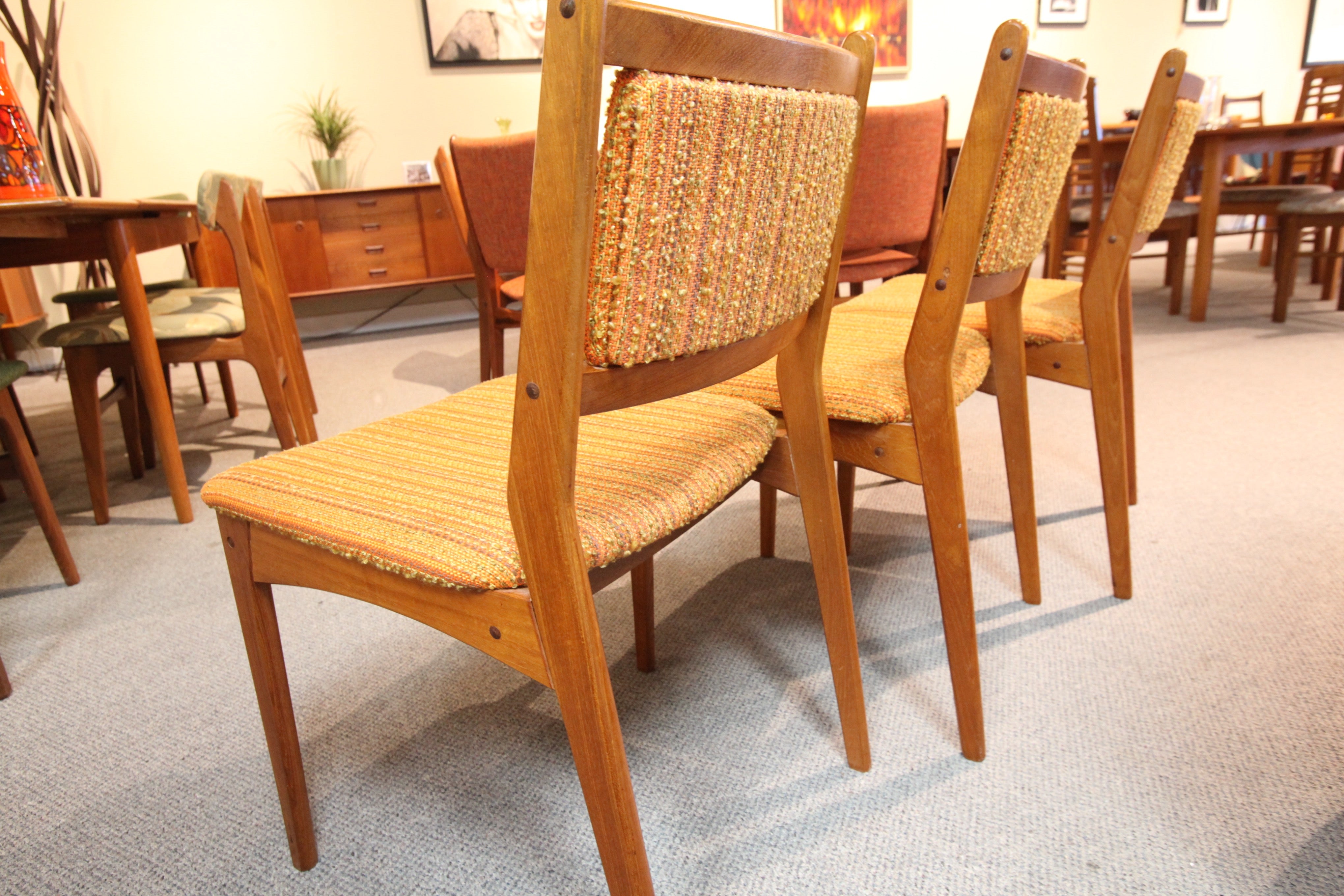 Set of 3 Teak Chairs