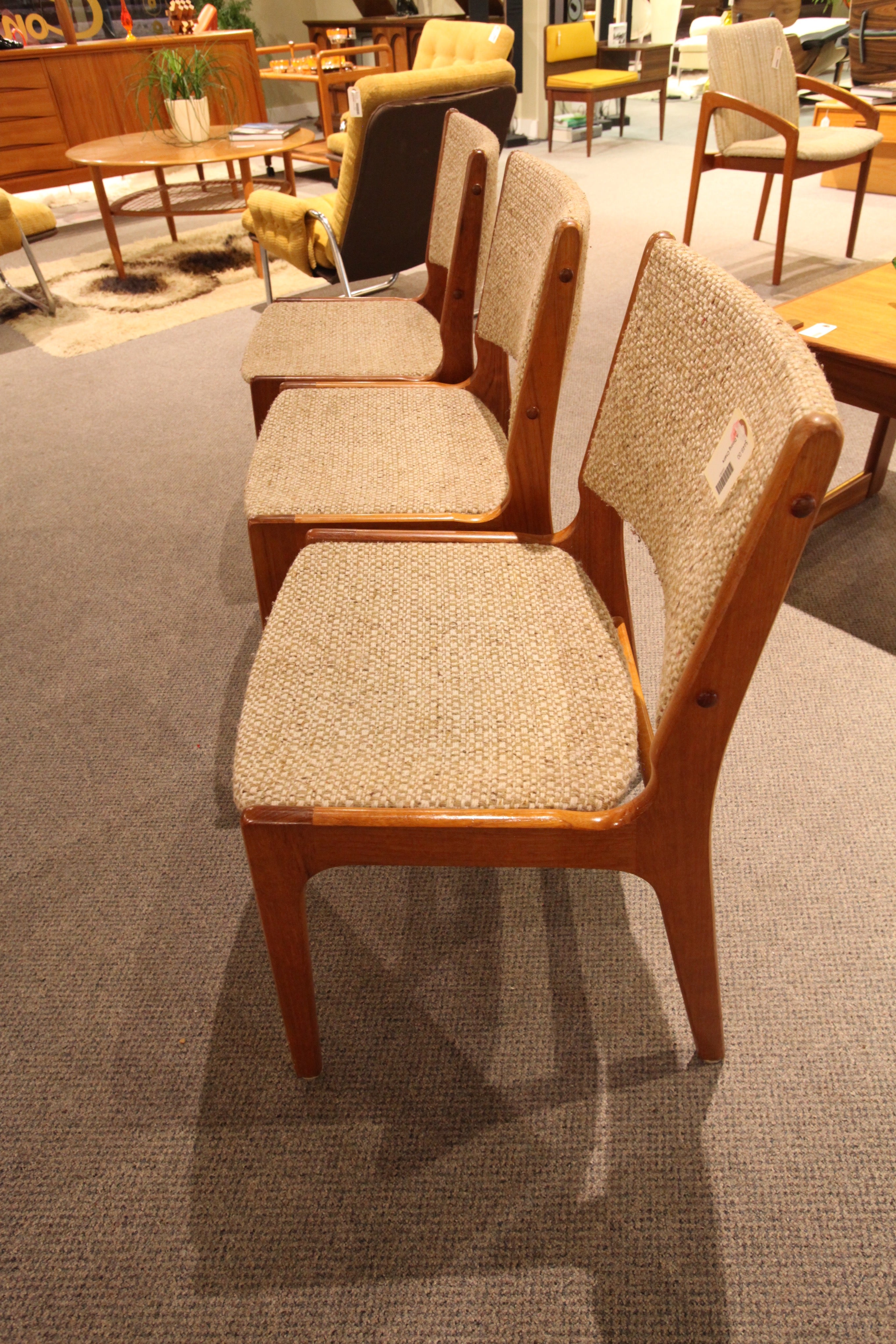 Set of 2 Danish Teak Chairs