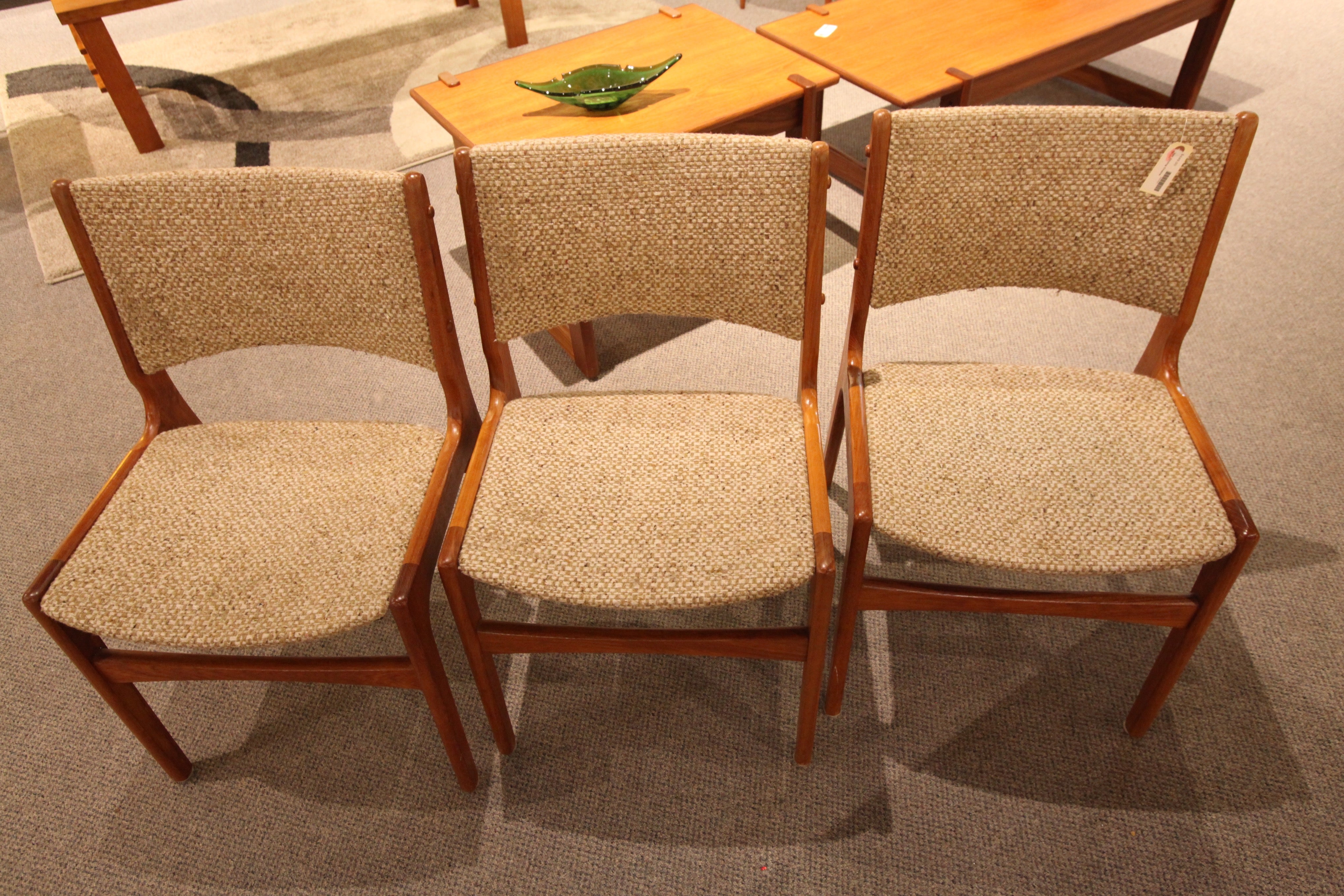 Set of 2 Danish Teak Chairs