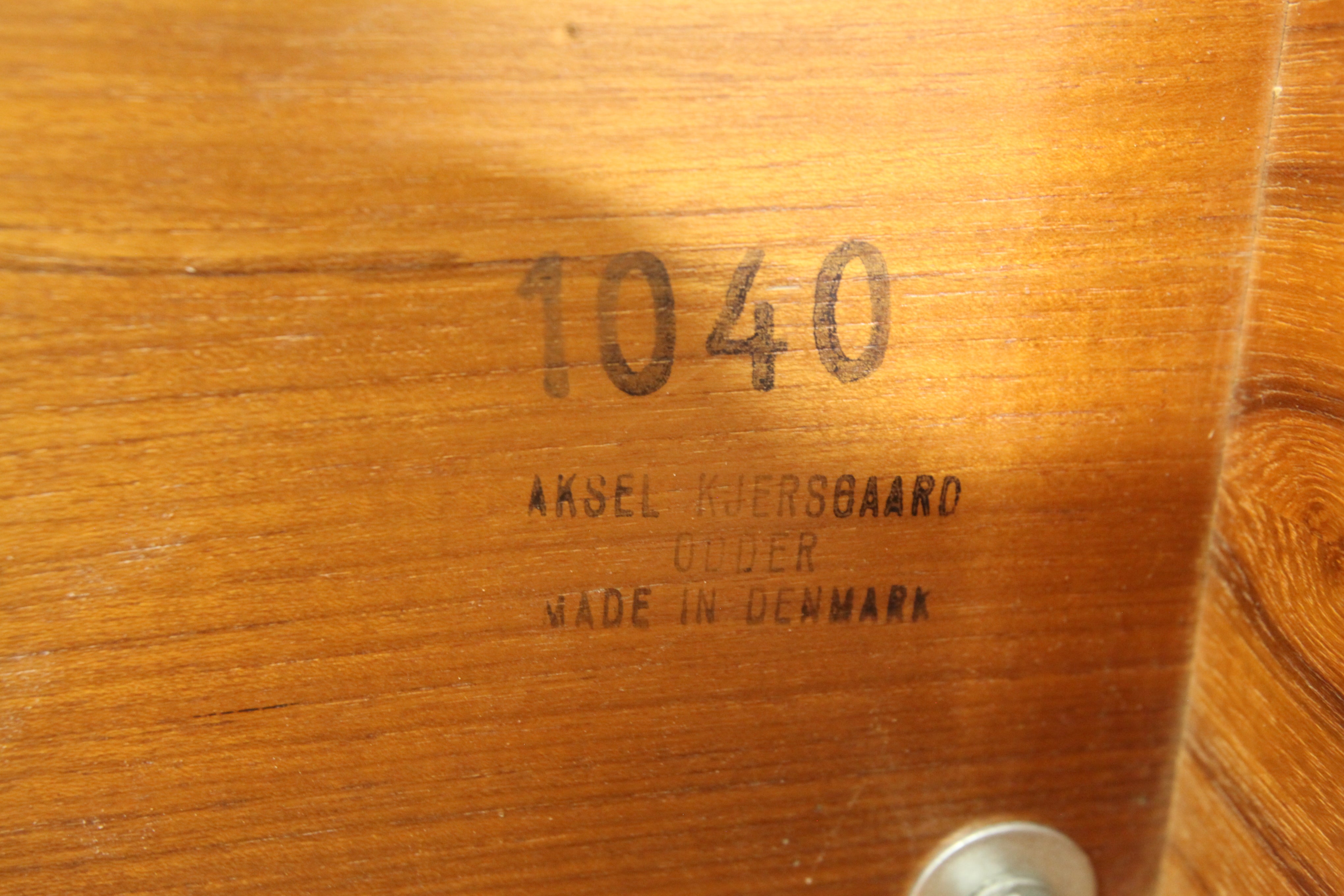 Vintage Danish Teak Dressing Table / Vanity by Aksel Kjersoaard Odder