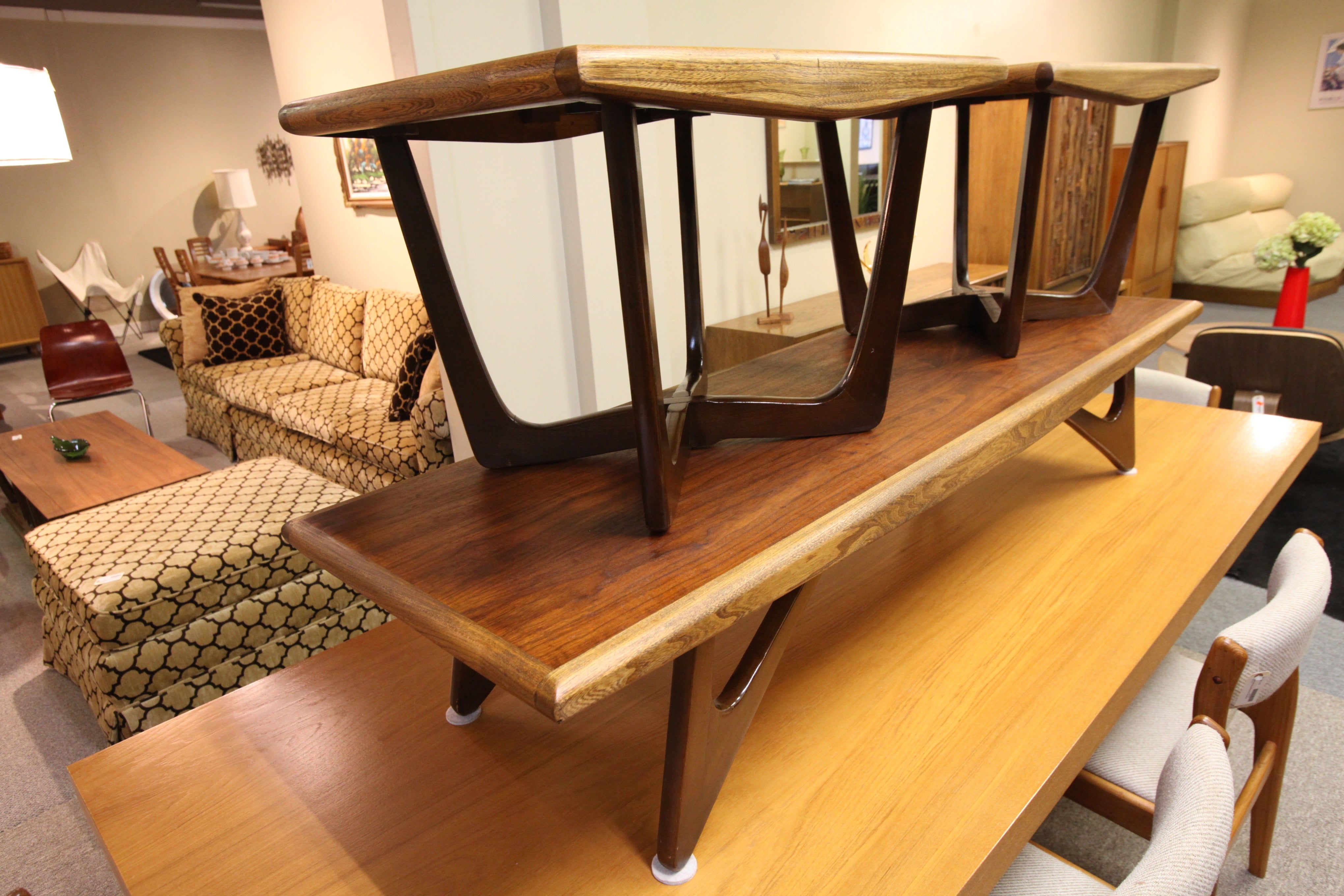 Kroehler - Adrian Pearsall Style Coffee Table (70"L x 22"W x 13.5"H)