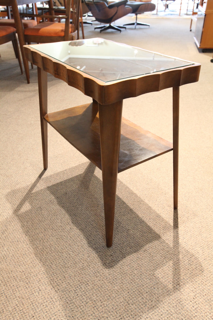 Walnut Side Table (25"L x 14.5"W x 24"H)