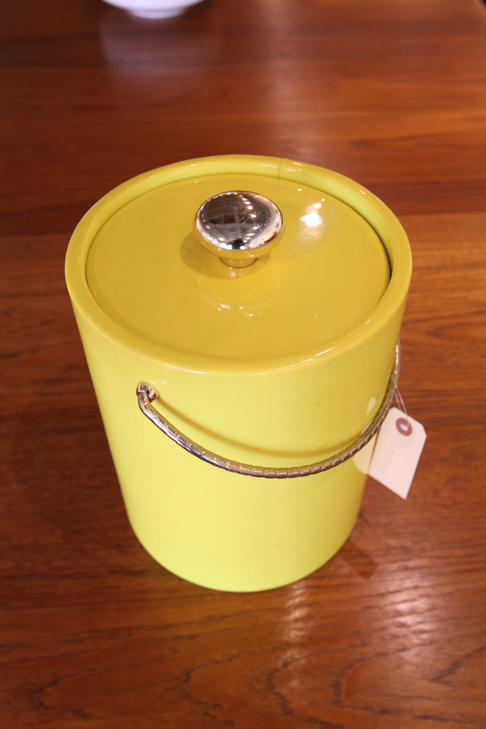 Vintage Mid Century Ice Bucket (10"H)