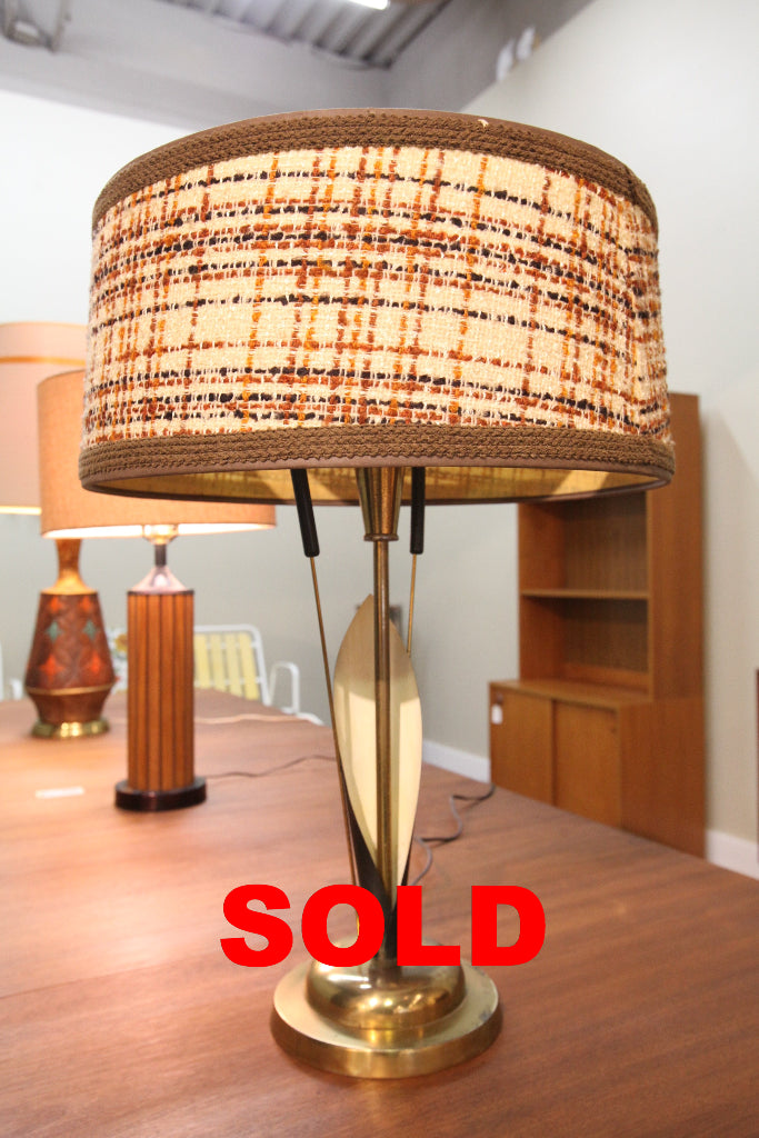 Mid Century Table Lamp (24.5"H)