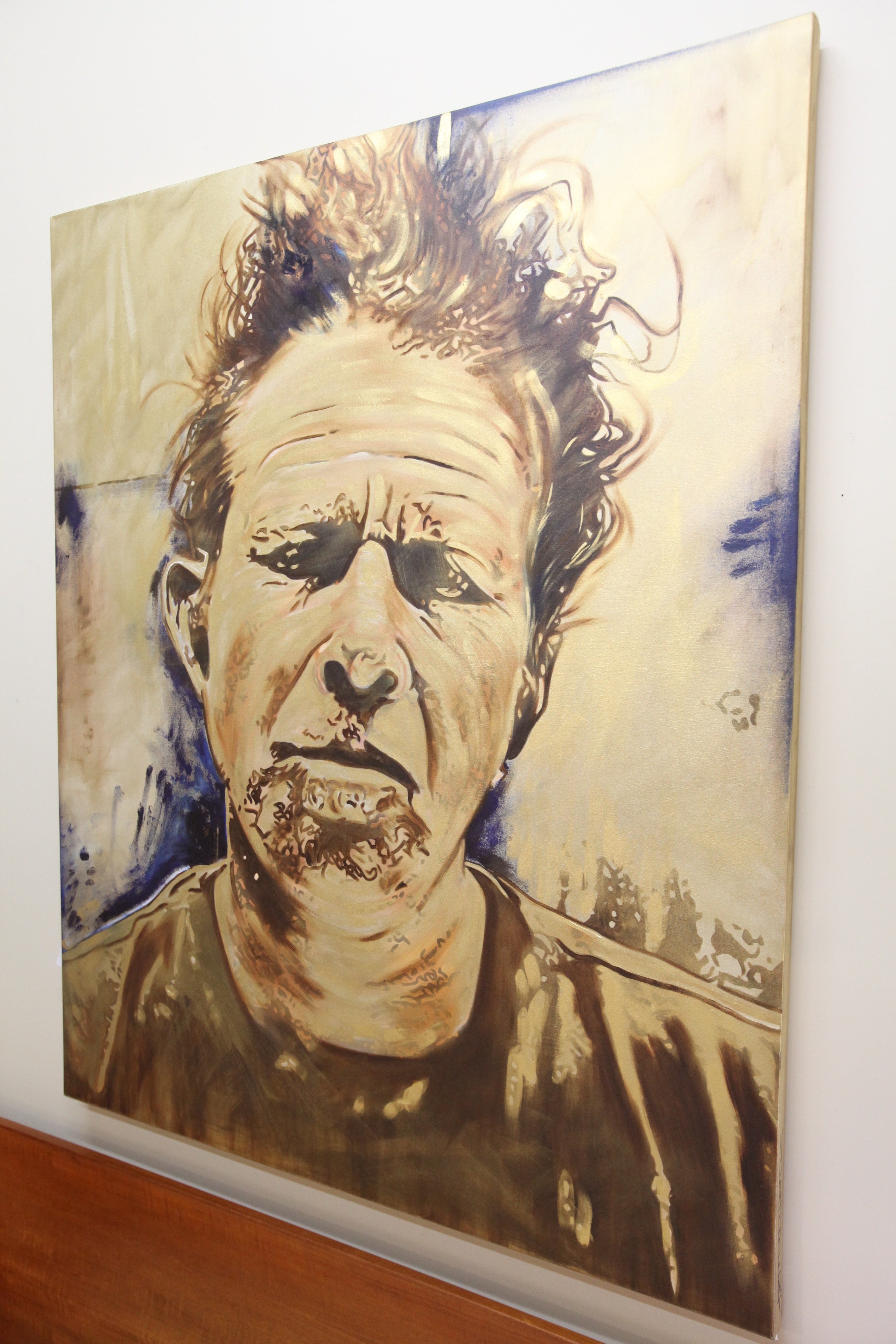 Tom Waits Oil Painting (60" x 48")