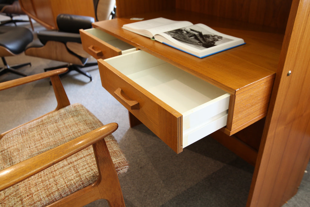 Teak Desk (38.5"W x 22"D x 47.25"H)