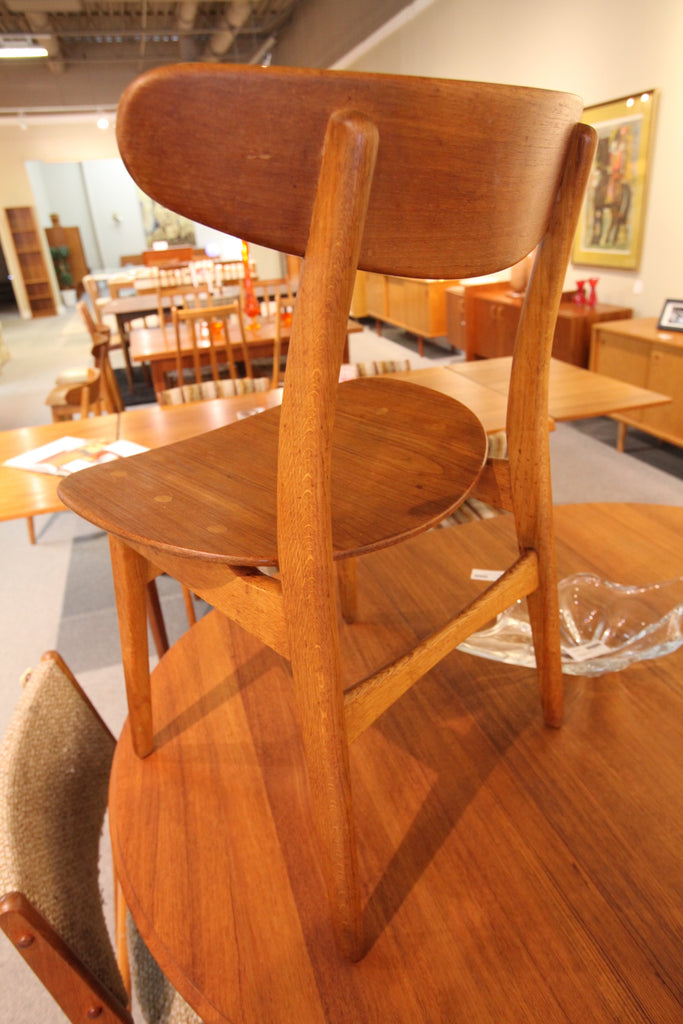 Set of 4 Authentic Hans Wegner  (CH30) Teak/Oak Chairs (circa 1950's)
