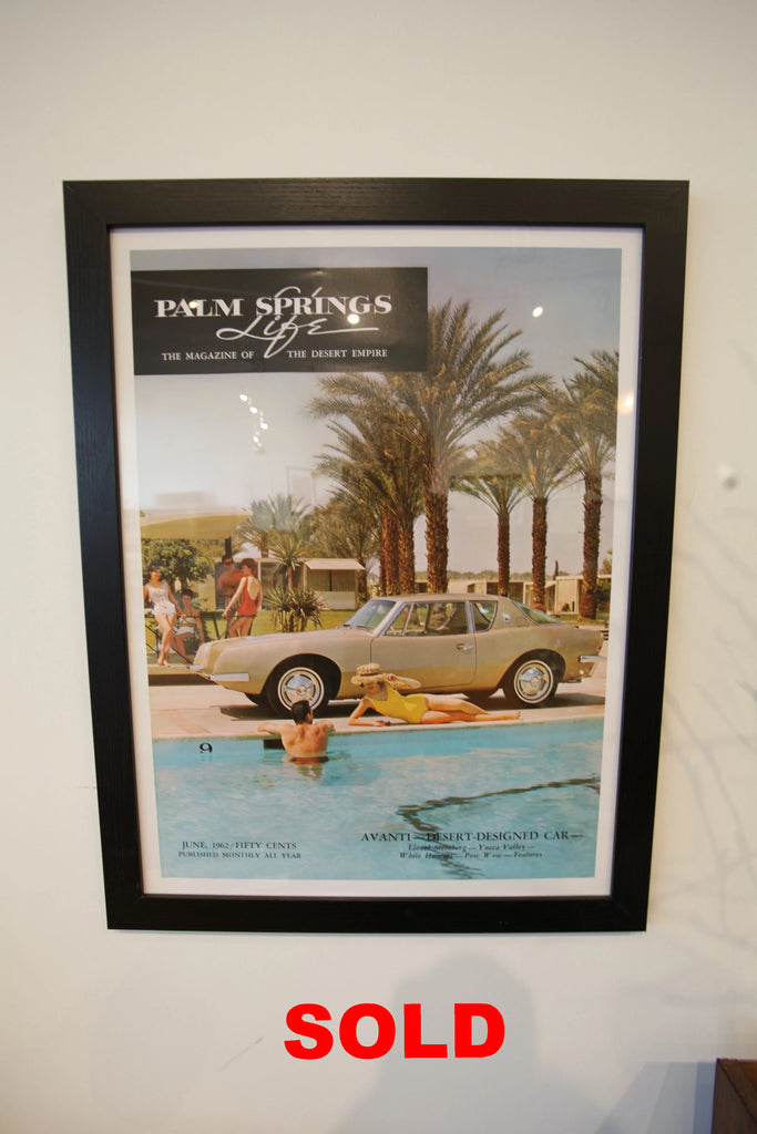 "Palm Springs Life" Framed Art Print (26" x 20")