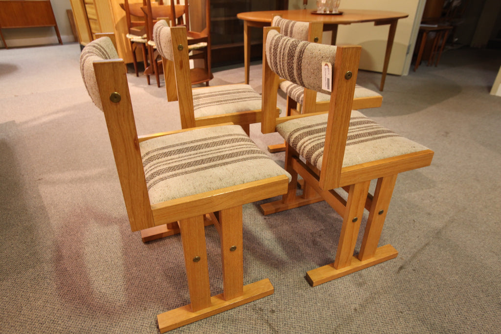 Set of 4 Gangso Mobler Vintage Teak Chairs