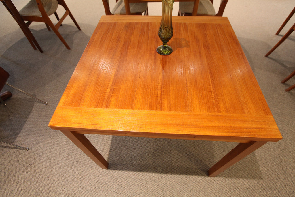 Small Danish Teak Extension Table (33.5" x 57") or (33.5" Square)