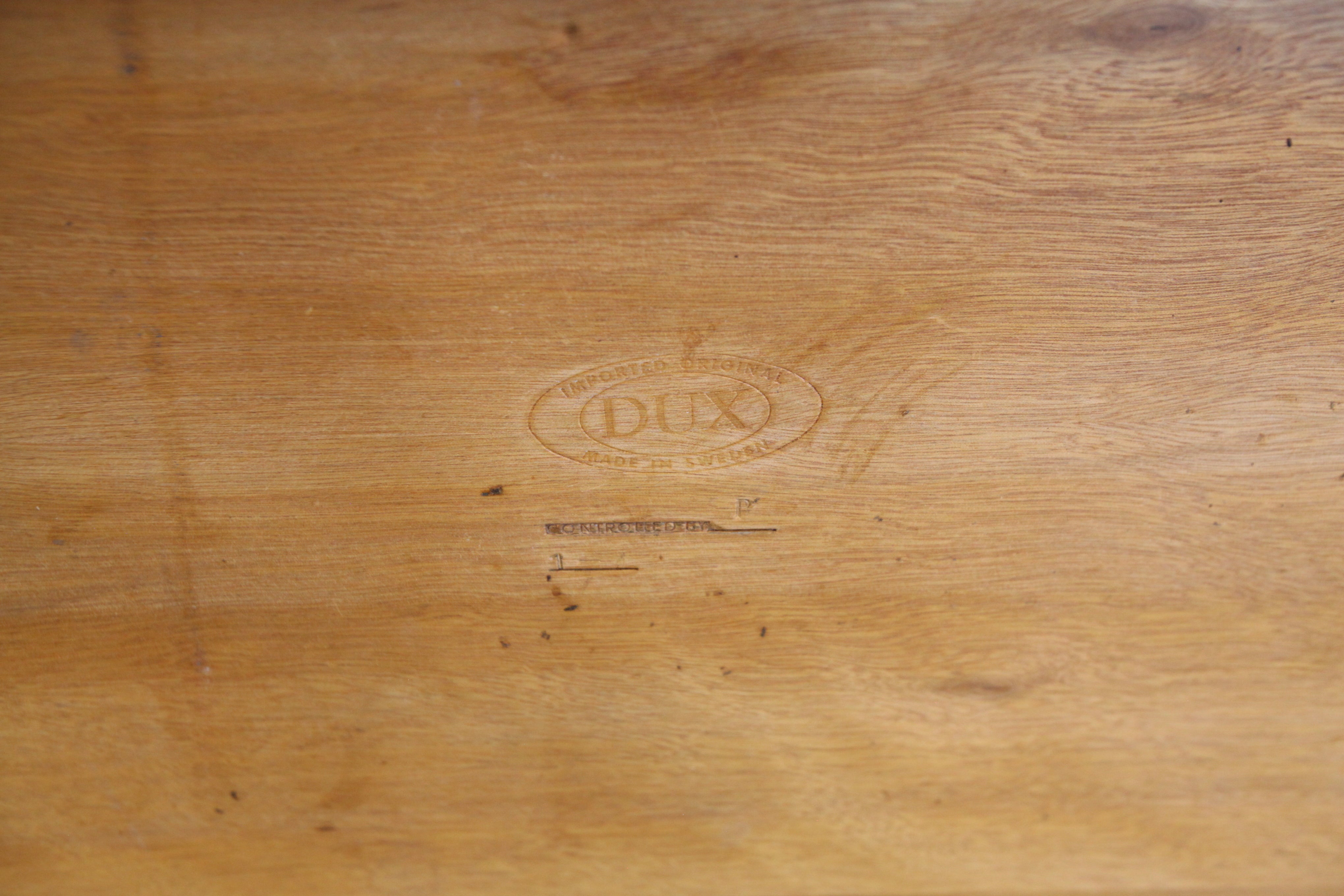 Vintage DUX 60's Teak Coffee Table (56"L x 23"W x 16"H)