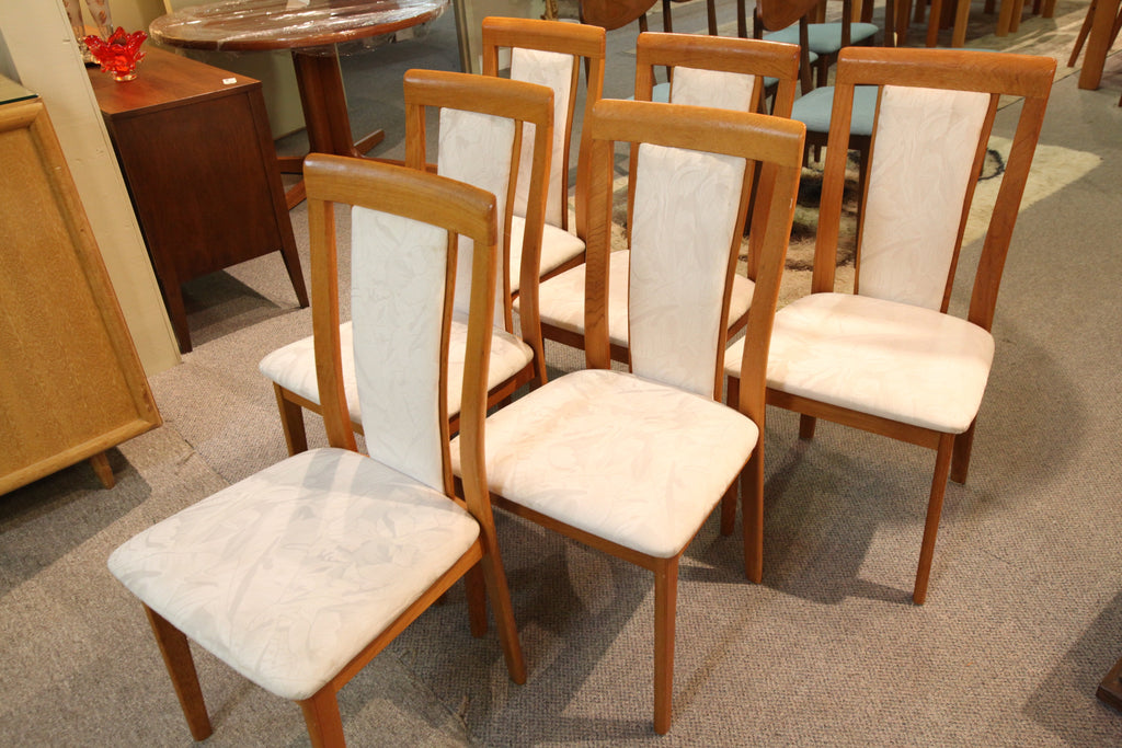 Set of 6 Teak Chairs
