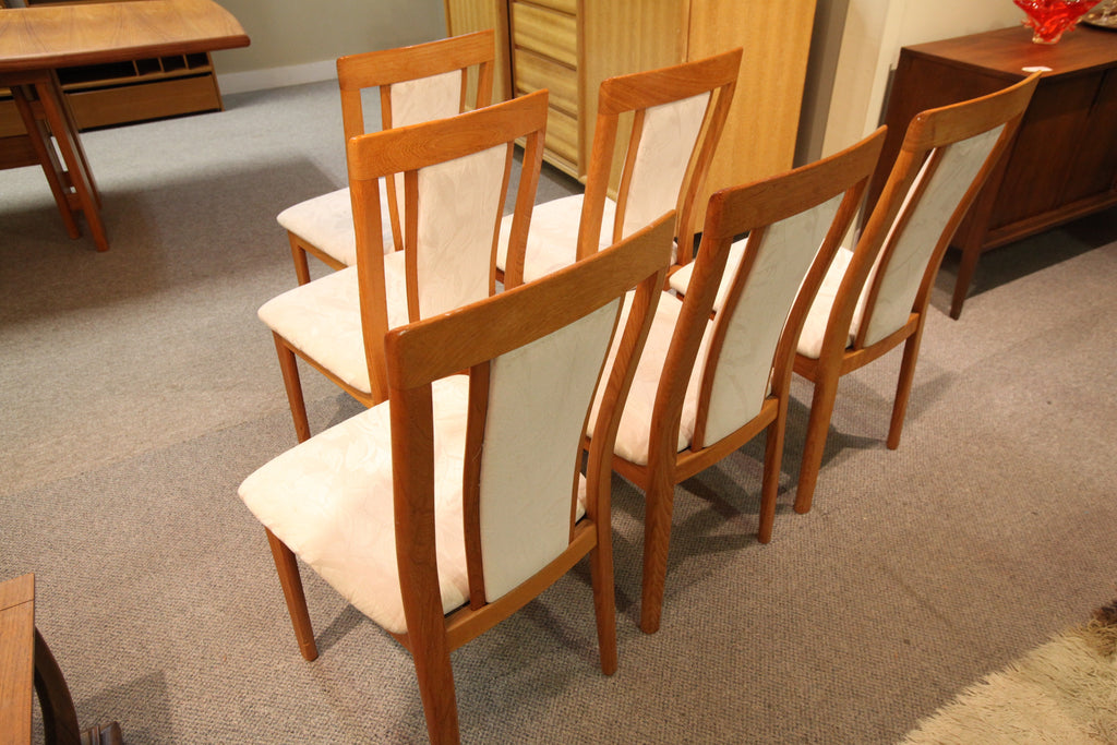 Set of 6 Teak Chairs