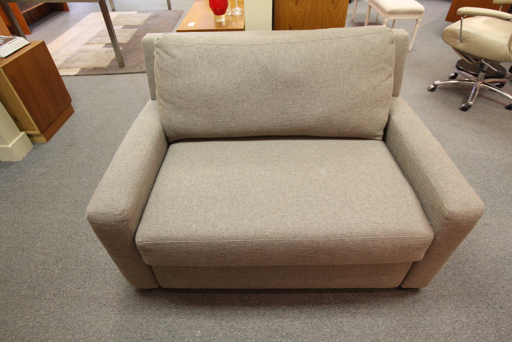 Sofa Chair / Day Bed (Grey) 54"W, 38"D, 34"H, 84" extended
