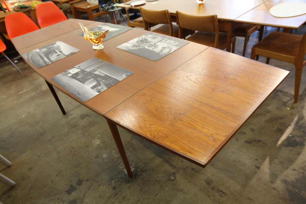 Vintage RS Associates Teak Surfboard Extension Dining Table