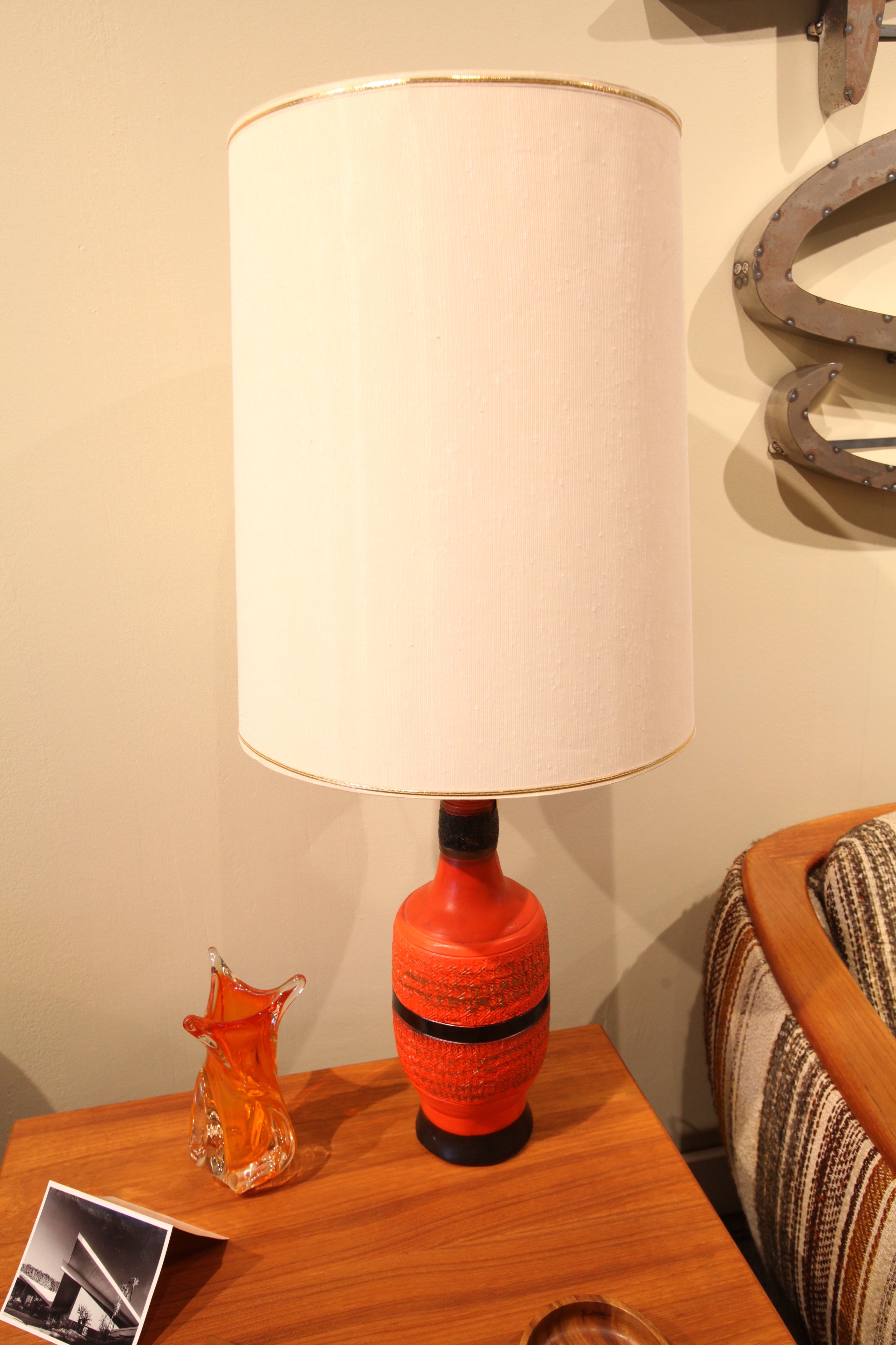 Mid Century Modern Table Lamp (38"H)