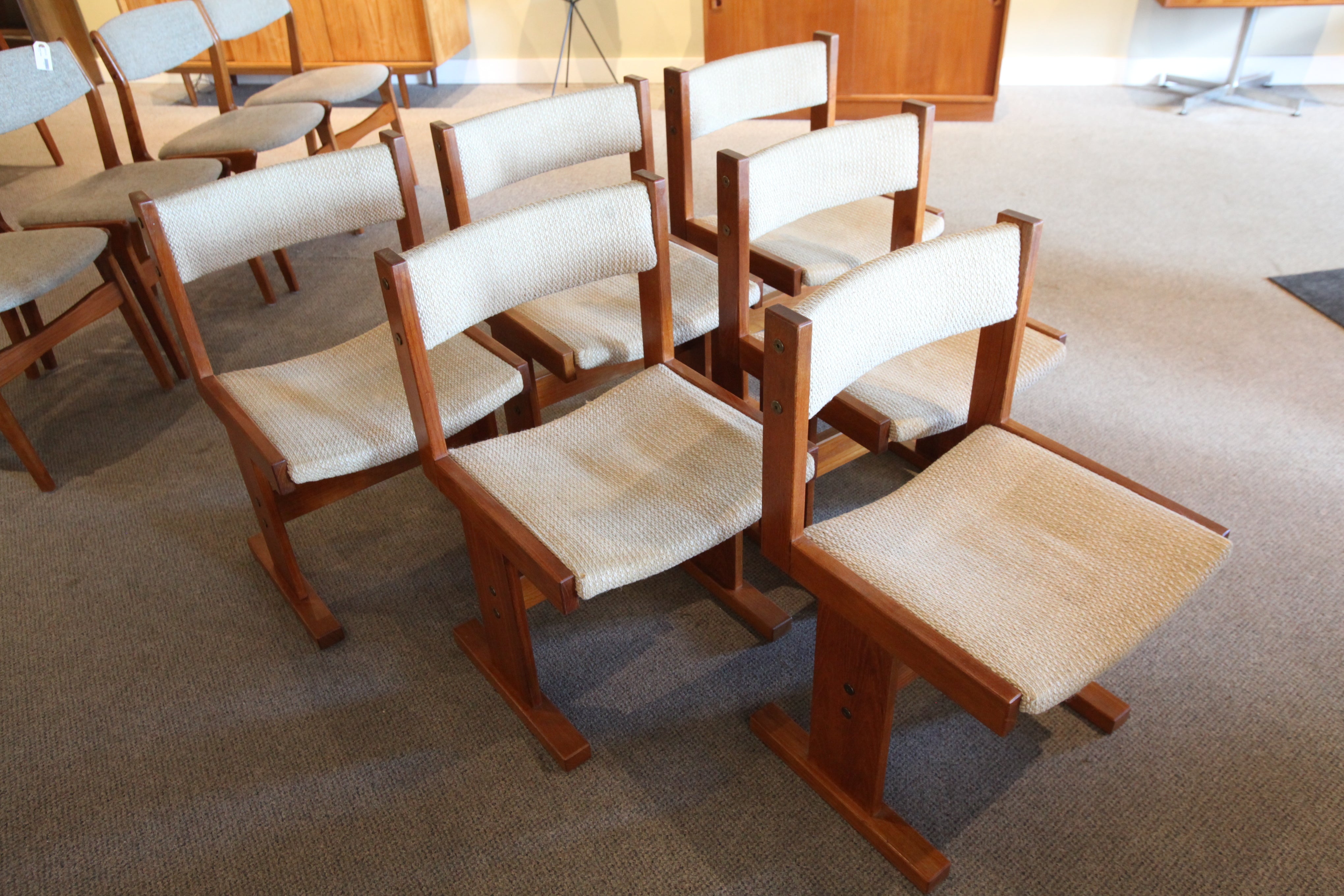 Set of 6 Gangso Mobler Danish Teak Chairs
