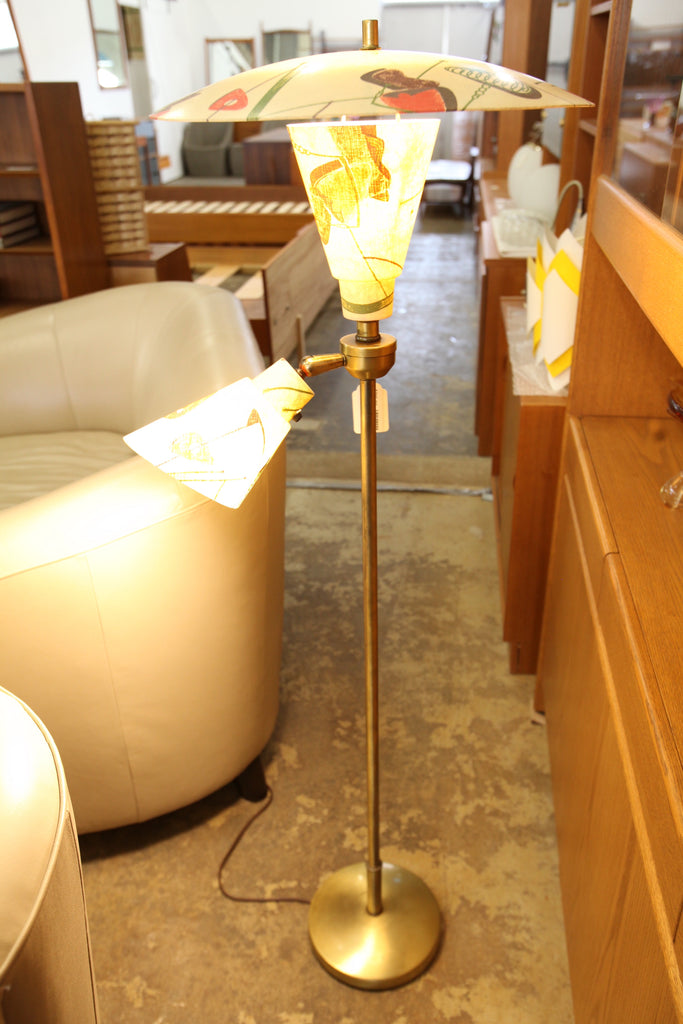 Vintage Floor Lamp (54"H x 18.5" Dia.)
