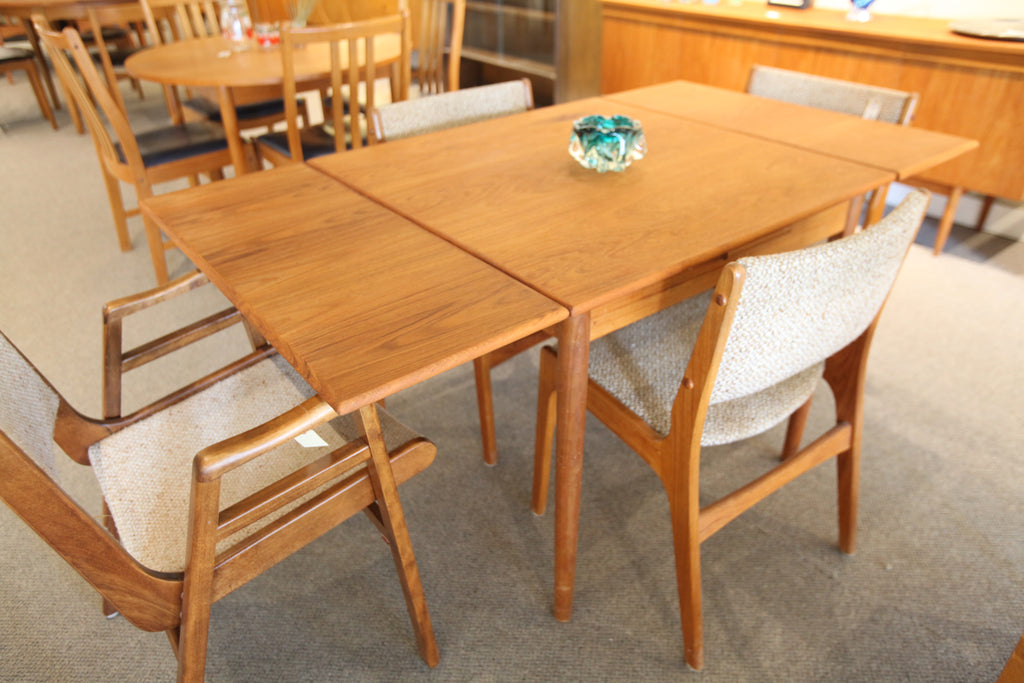 Small Danish Teak Extension Table (60" x 33.5") or (33.5" x 33.5")