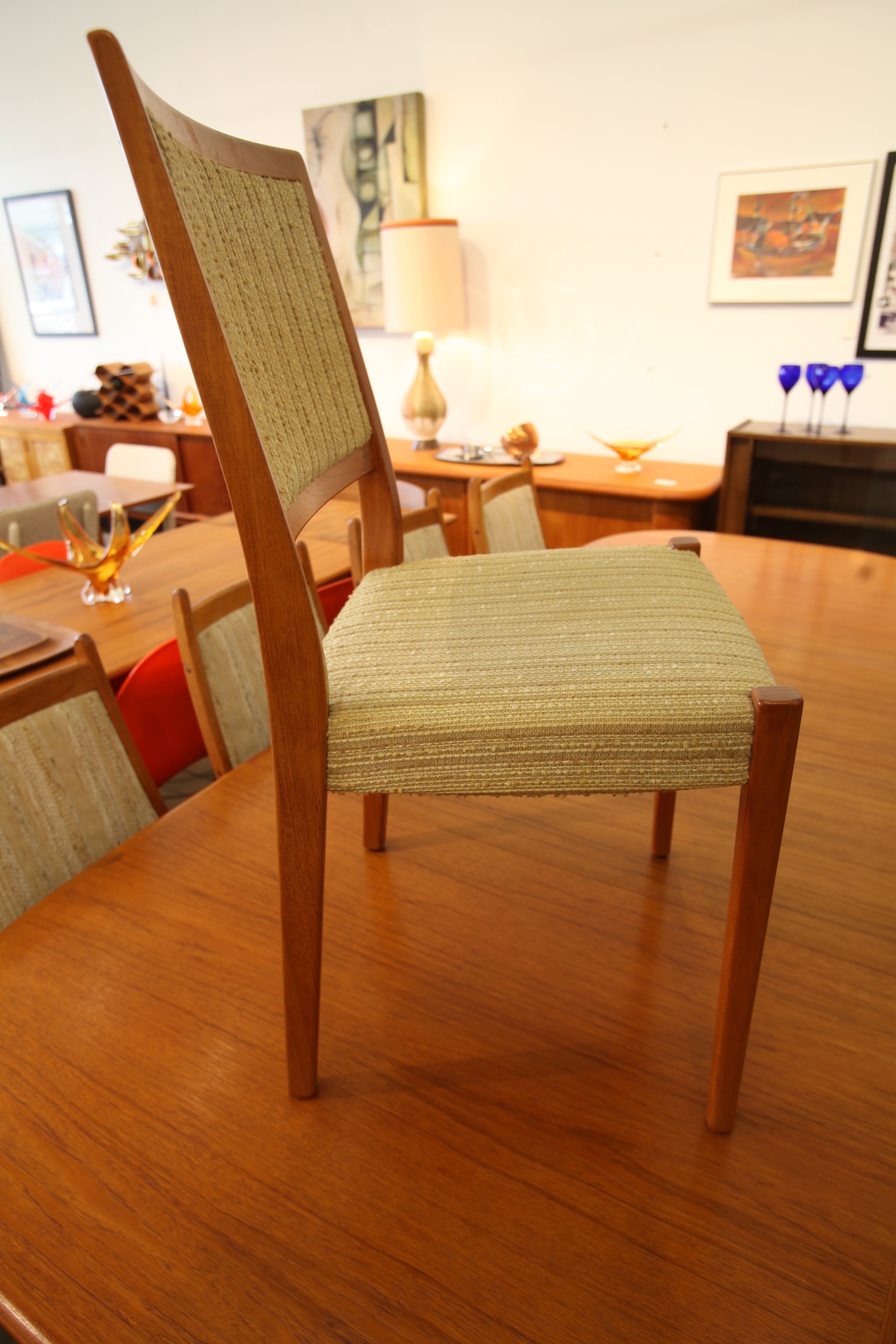 Set of 4 Original Vintage Svegards Teak Dining Chairs