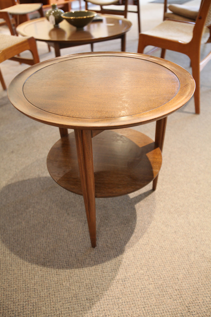 Vintage Deilcraft Walnut Side Table (23"W x 22.5"H)