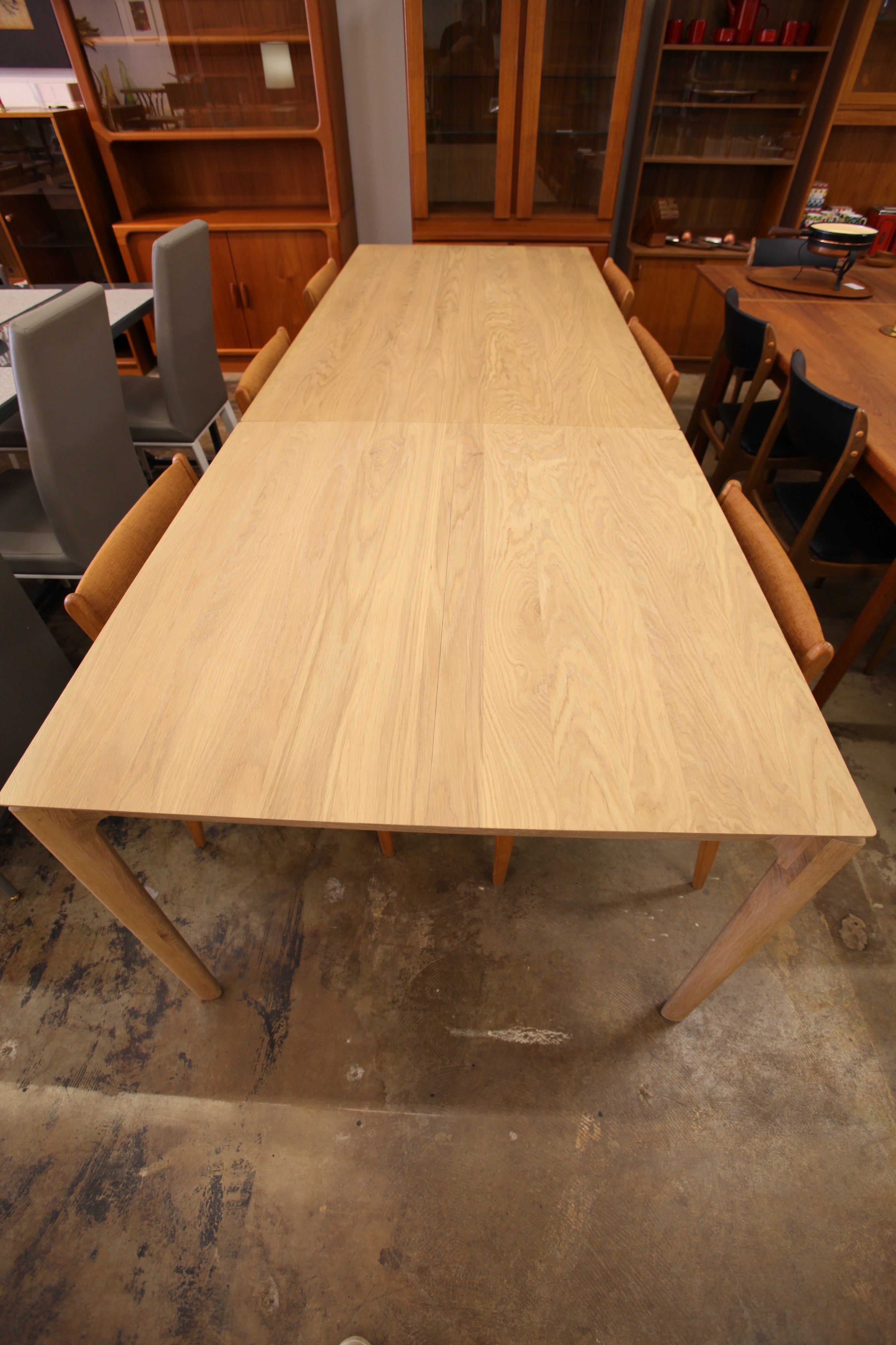 Fabulous Oak "BOK" Extendable Dining Table by Ethnicraft Belgium