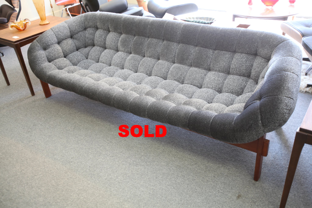 Super Cool Vintage R. Huber Scoop Sofa (88" Wide)
