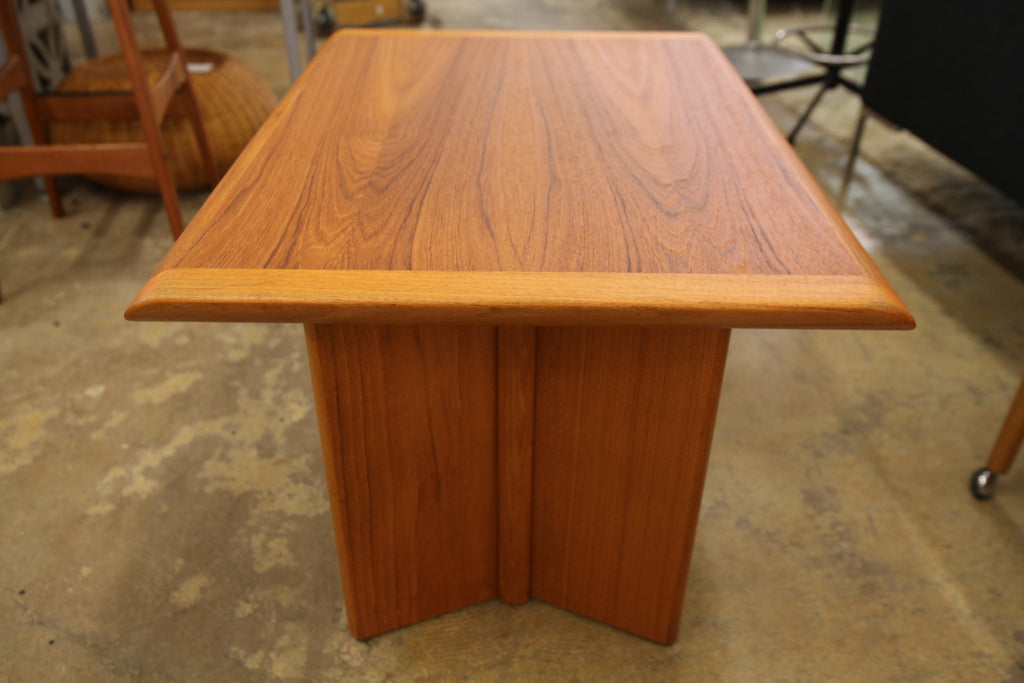Vintage Smaller Teak Side Table (30.5" x 23.5" x 20"H)