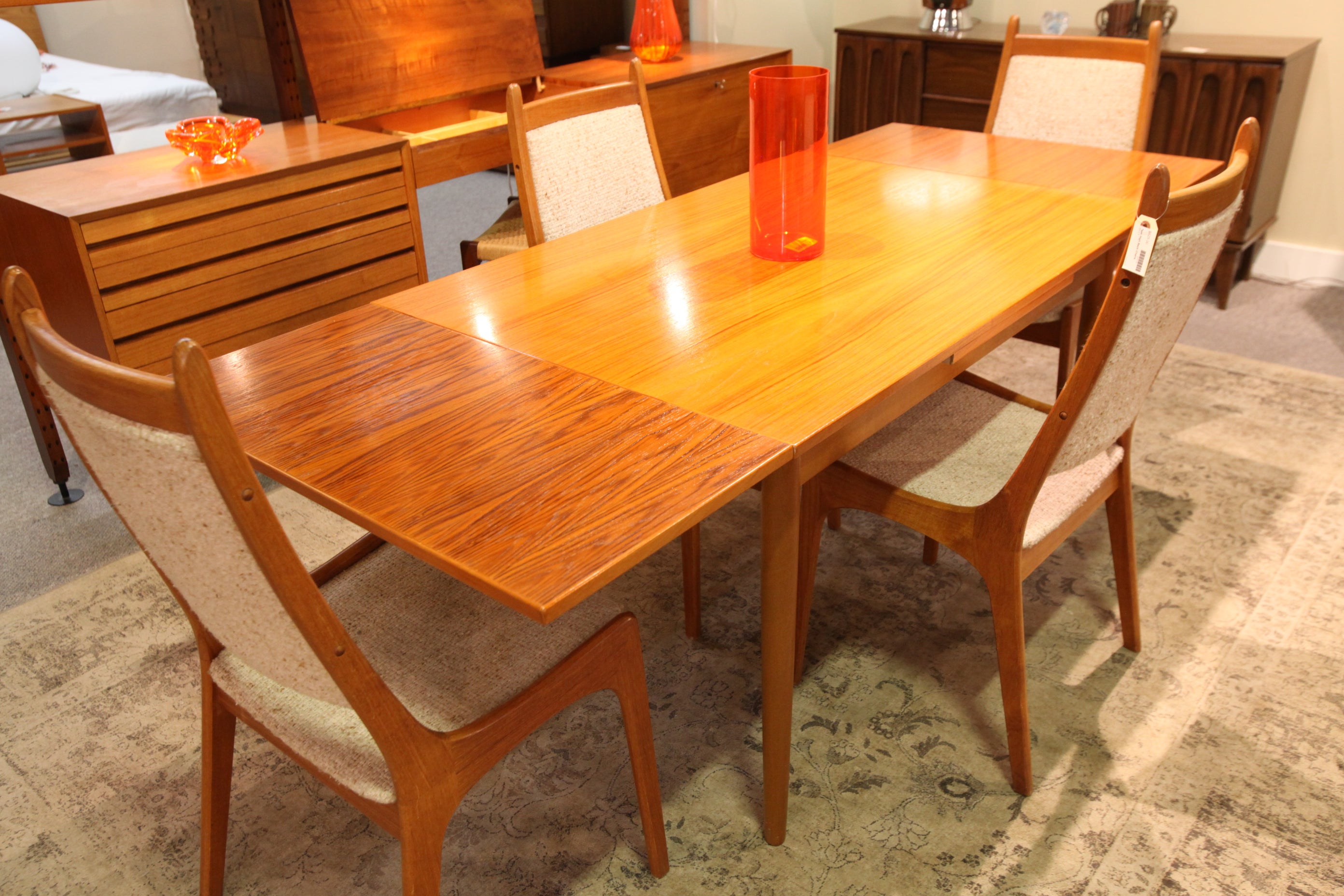 Danish Teak Extension Table by FARSTRUP (79" x 32") or (48" x 32")
