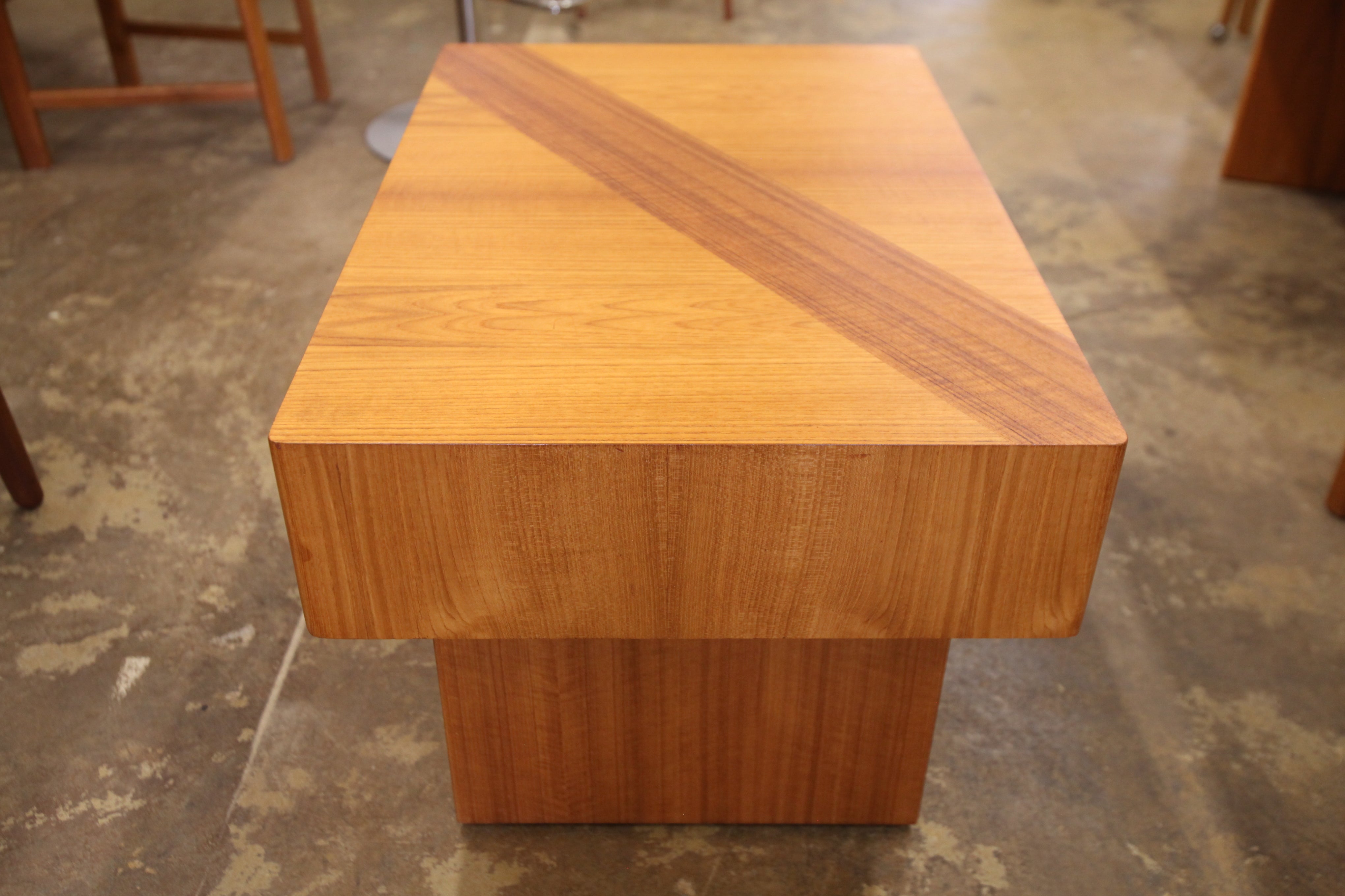 Vintage Teak Side Table by RS Associates Montreal (30" x 20" x 17.5"H)