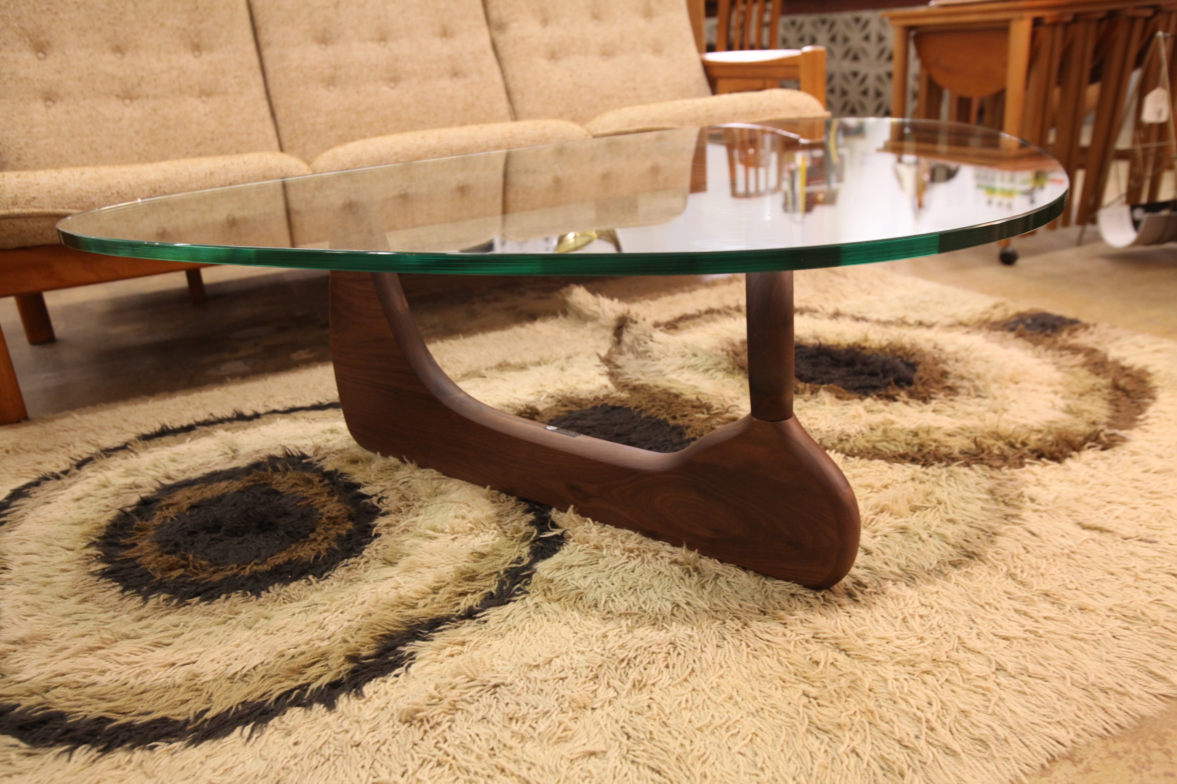 Higher Quality Replica Noguchi Coffee Table w/ Thick Glass Top