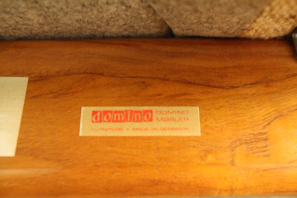 Vintage Domino Mobler Danish Teak 3 Seater Sofa (73.5"W x 30"D x 31"H)